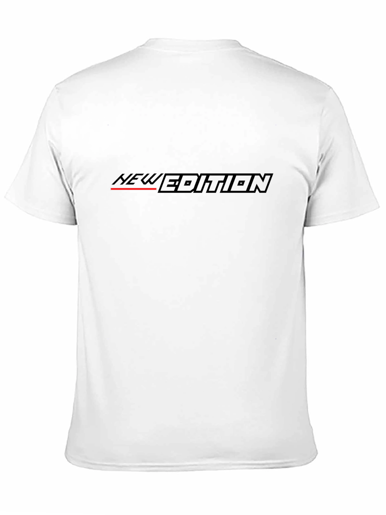 New Edition Graphic Print Black T-Shirt