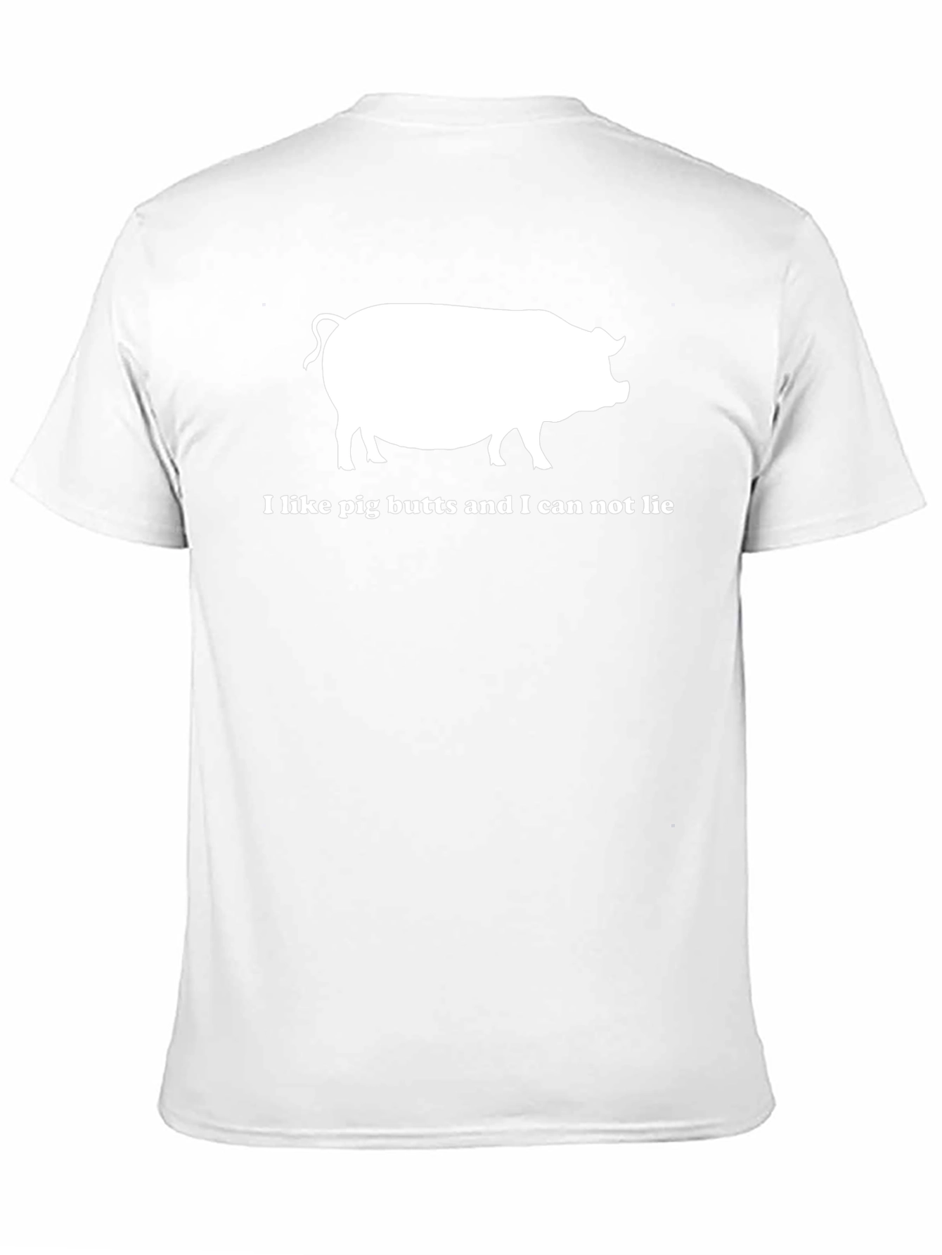 I Like Pig Butts Mens Graphic T-Shirt