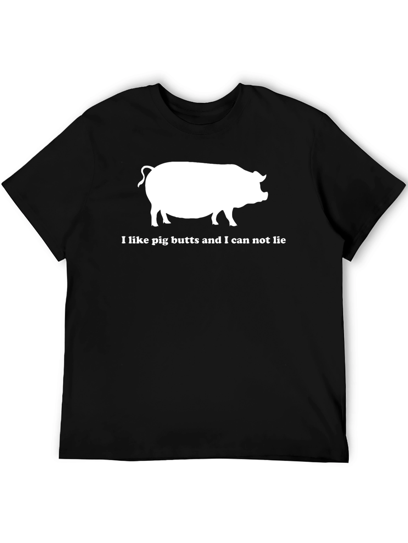 I Like Pig Butts Mens Graphic T-Shirt
