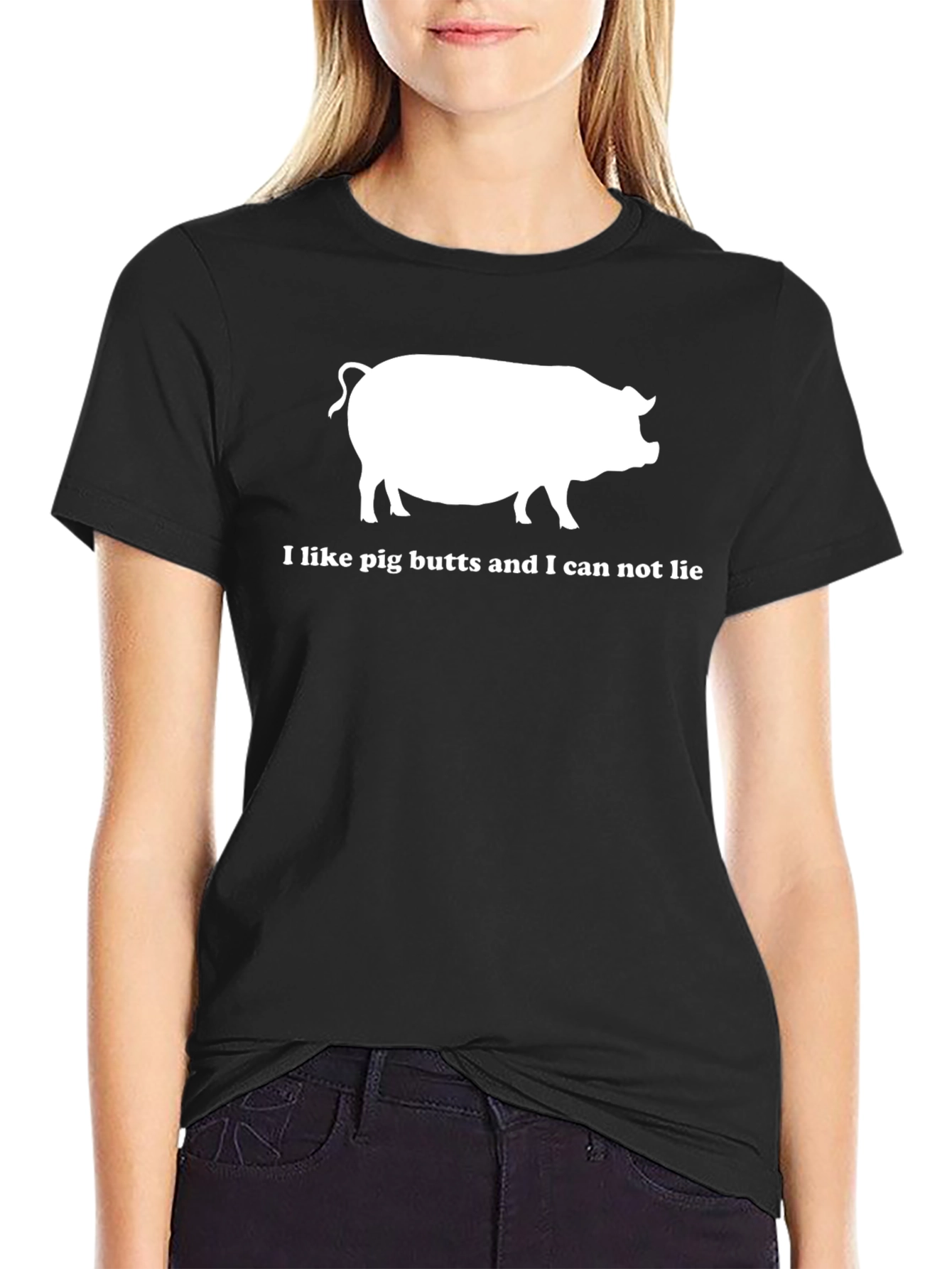 I Like Pig Butts Mens Graphic T-Shirt