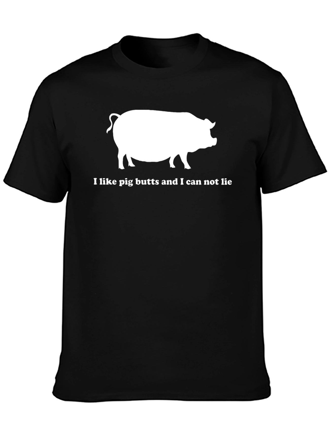 I Like Pig Butts Mens Graphic T-Shirt