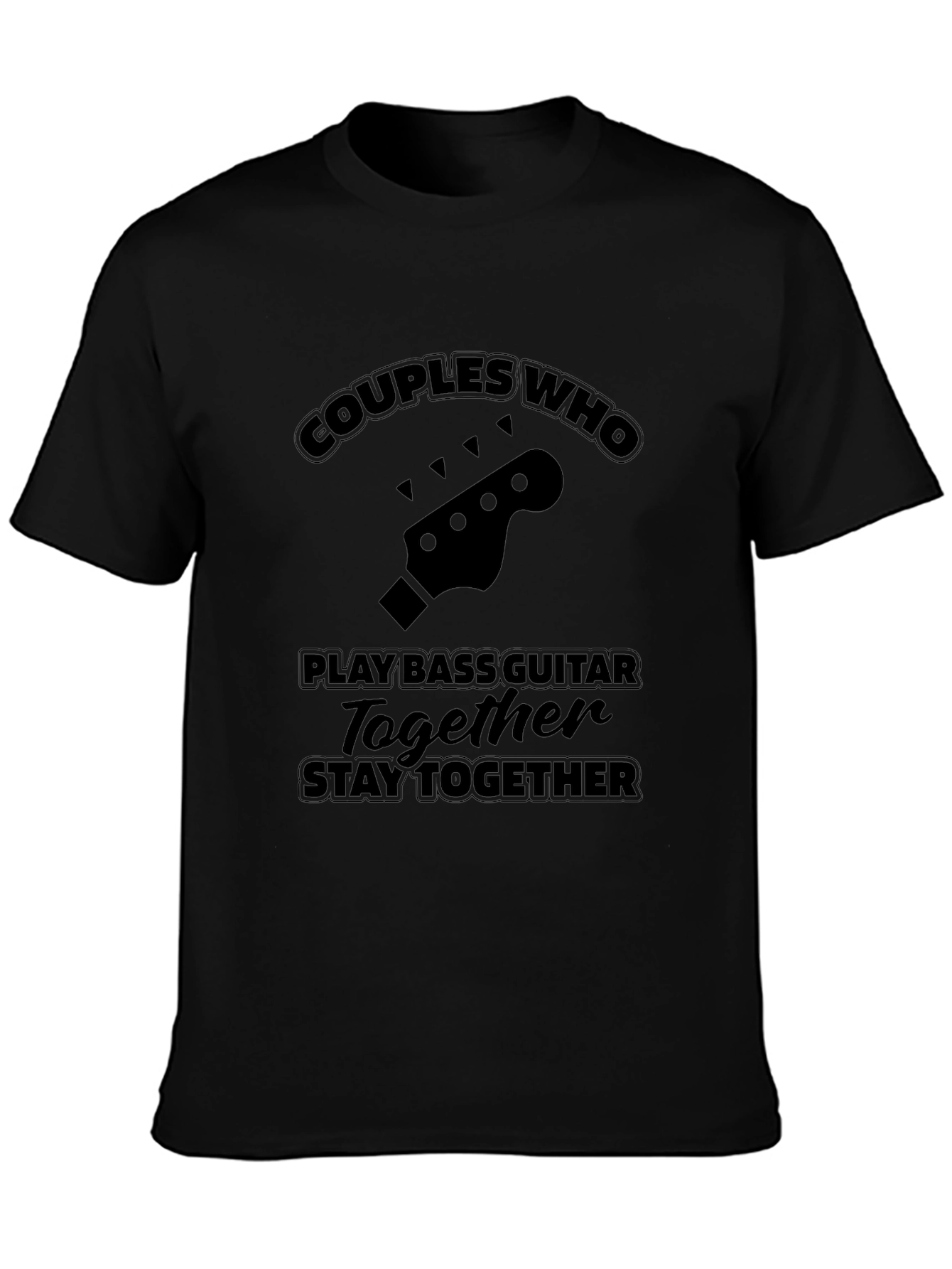 Couples Bass Guitar T-Shirt