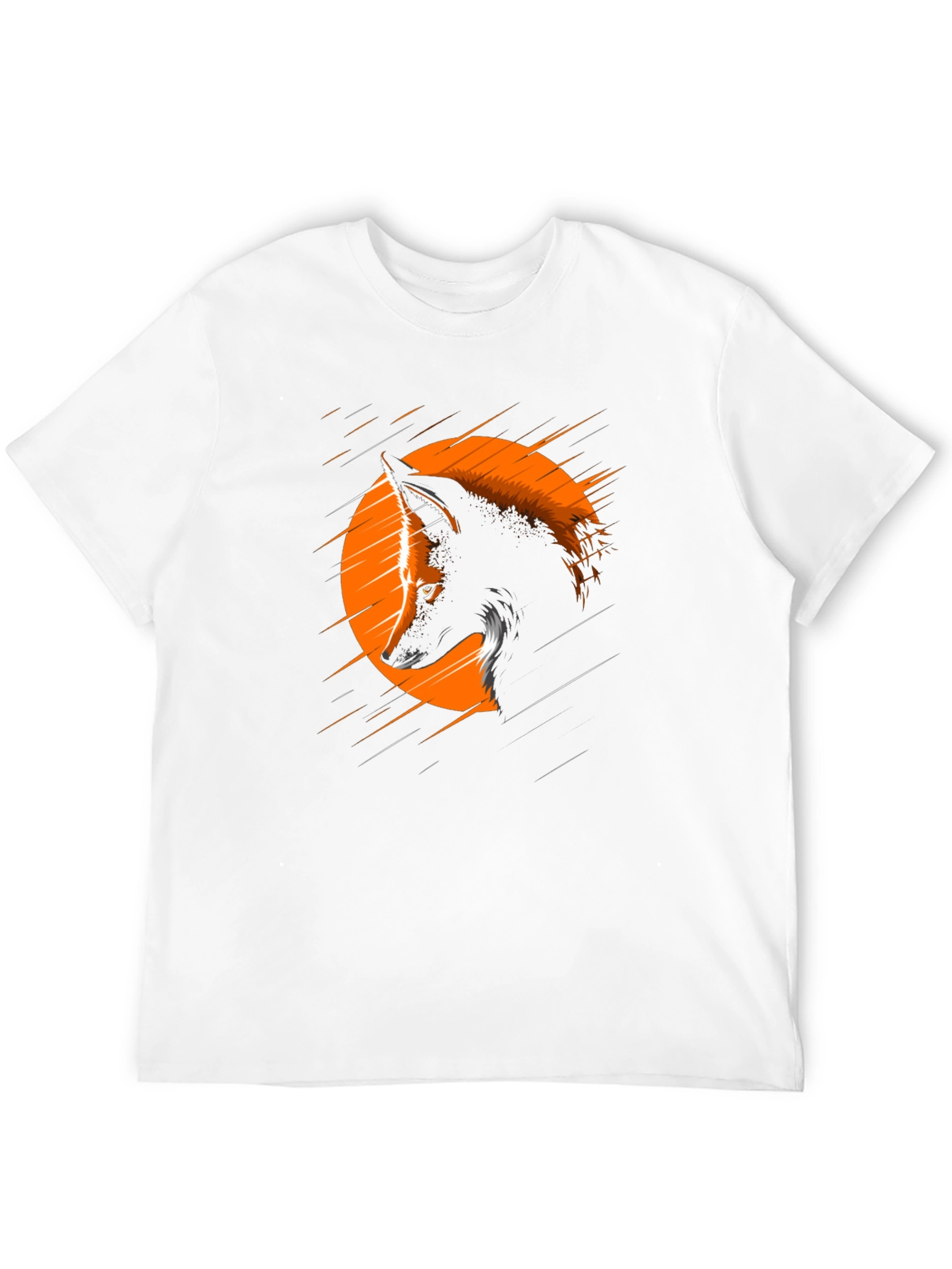 Wolf Graphic Tee - Black Short Sleeve T-Shirt