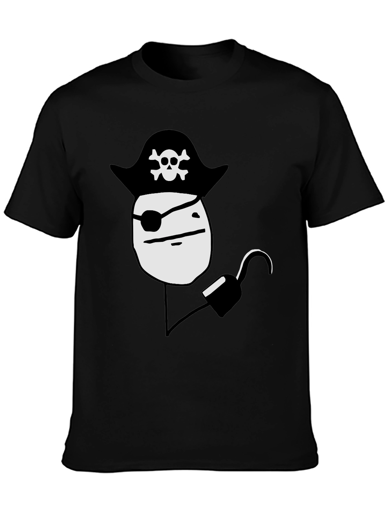 Pirate Meme Black T-Shirt