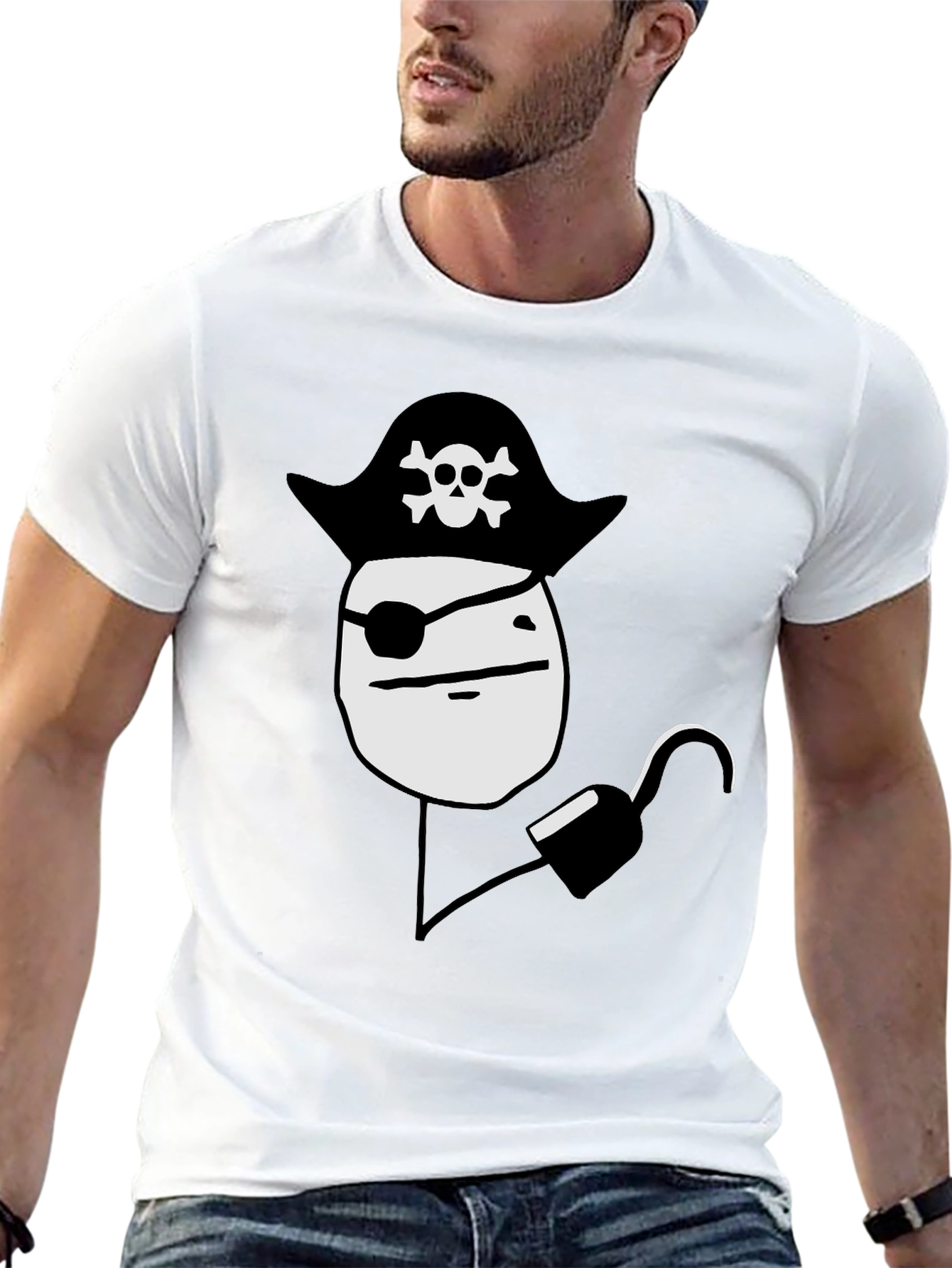 Pirate Meme Black T-Shirt