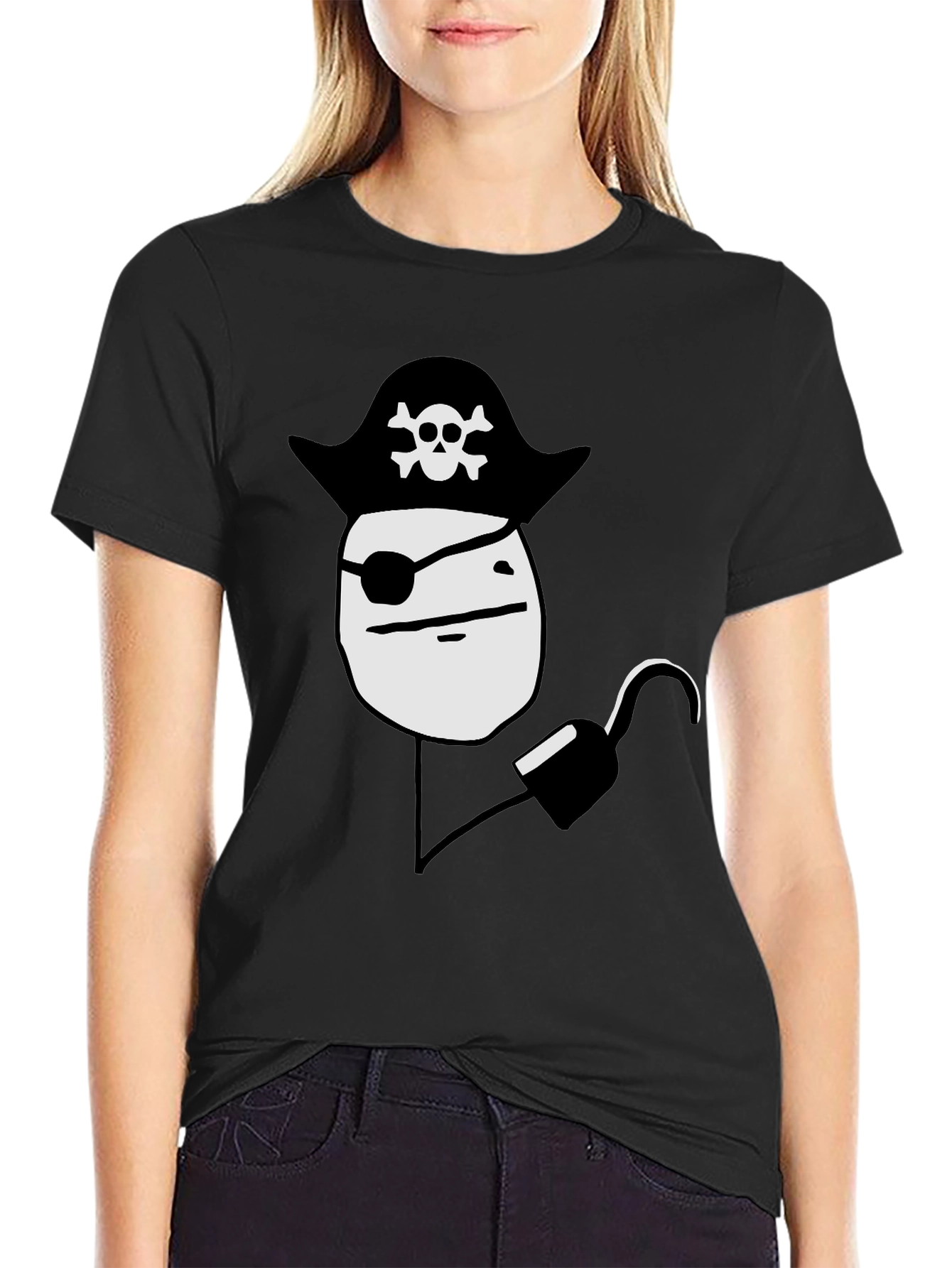 Pirate Meme Black T-Shirt