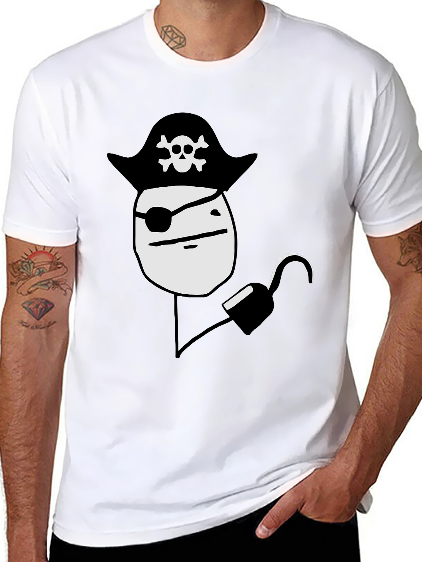 Pirate Meme Black T-Shirt