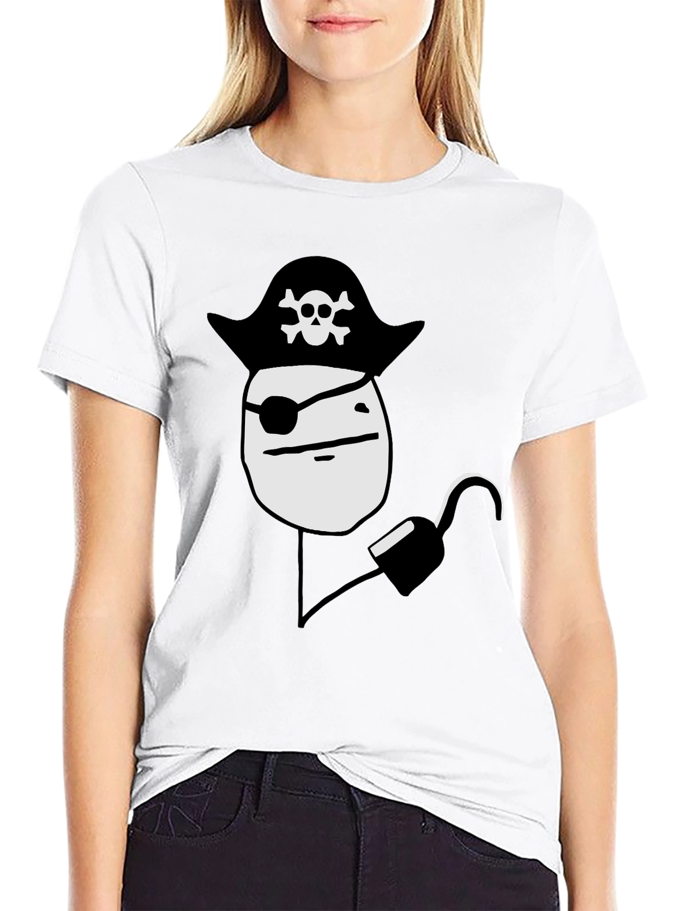 Pirate Meme Black T-Shirt