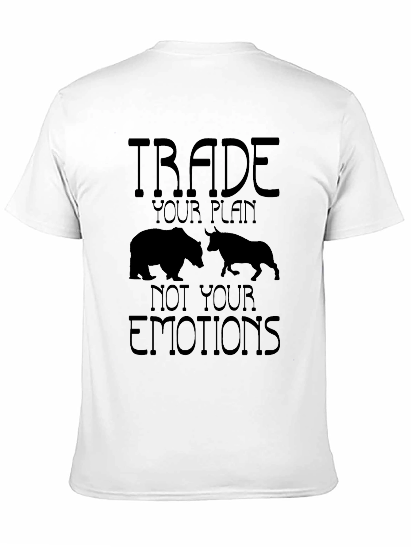 Trade Plan Bear Bull Black Tee