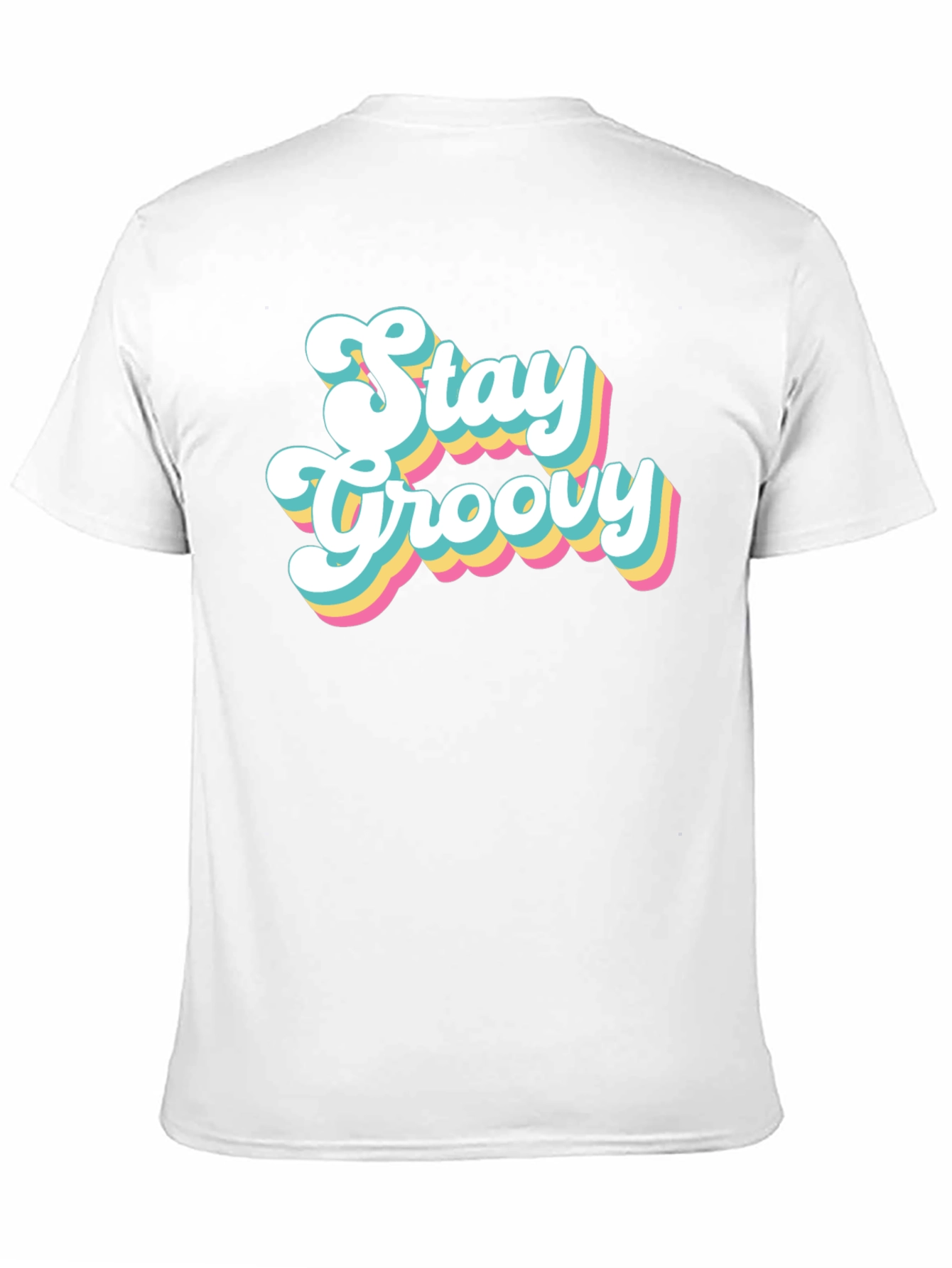 Stay Groovy Retro T-Shirt - Black