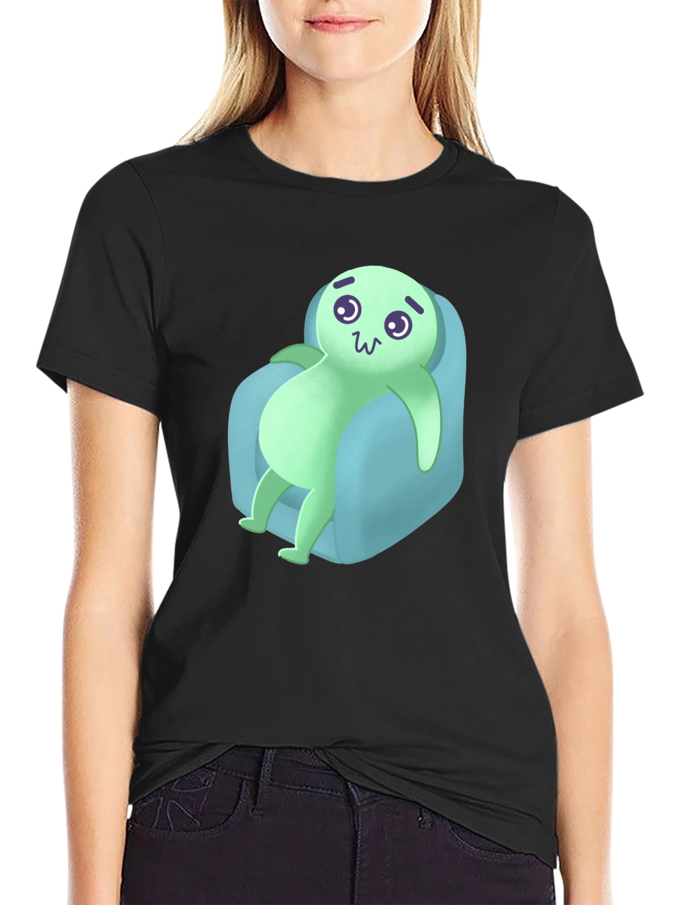 Chill Cartoon Character Tee