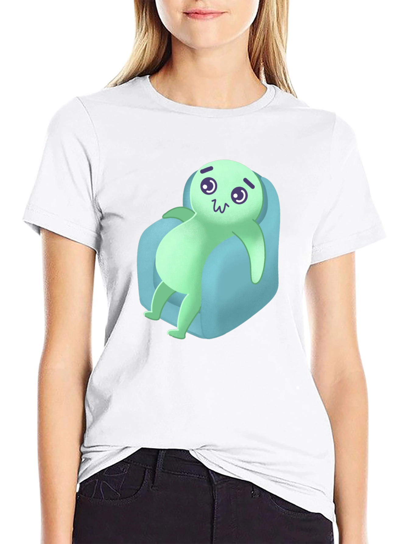 Chill Cartoon Character Tee