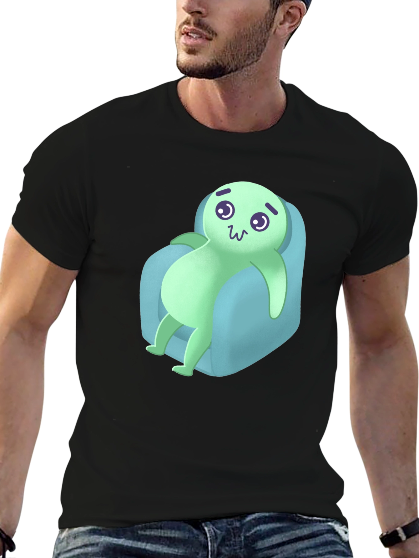 Chill Cartoon Character Tee