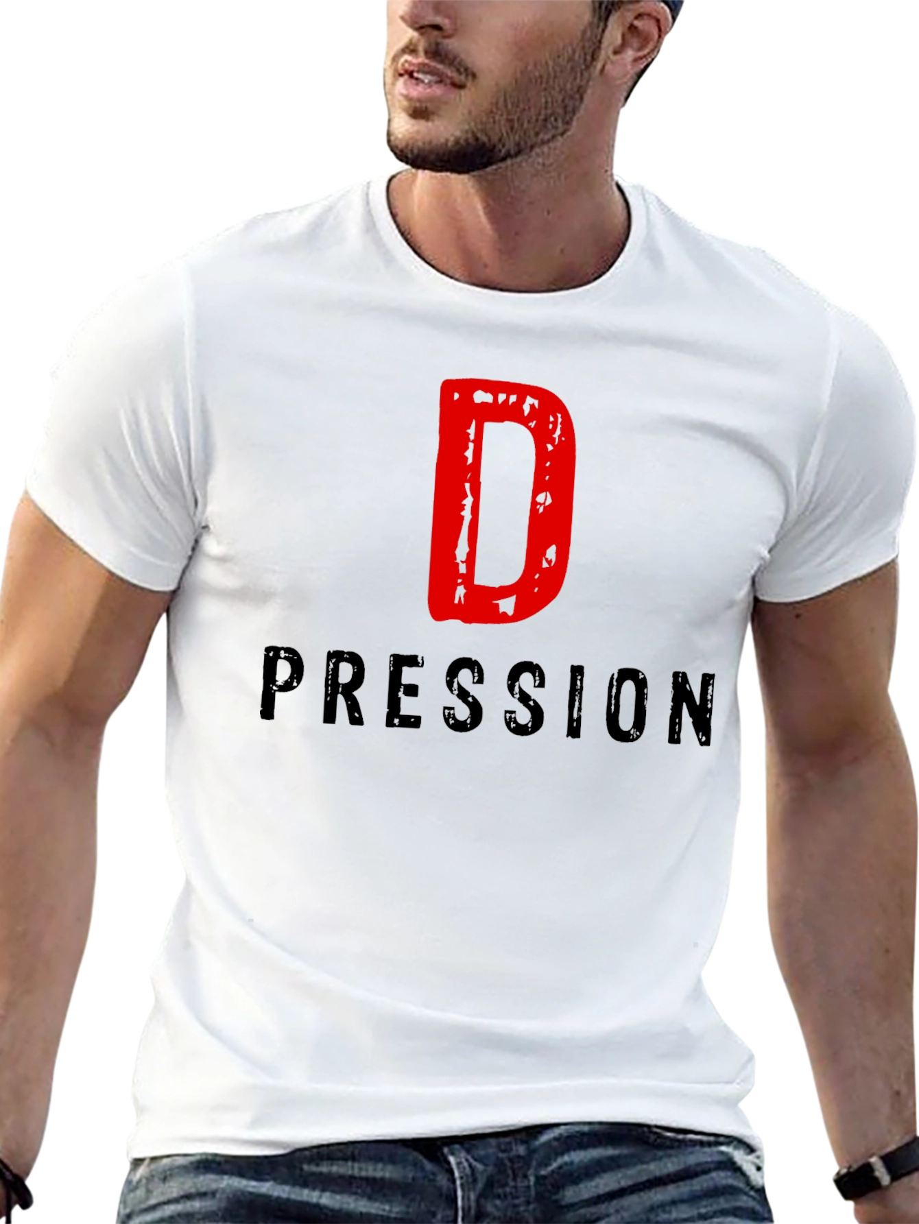 D-Pression Graphic T-Shirt - Cool & Casual Wear