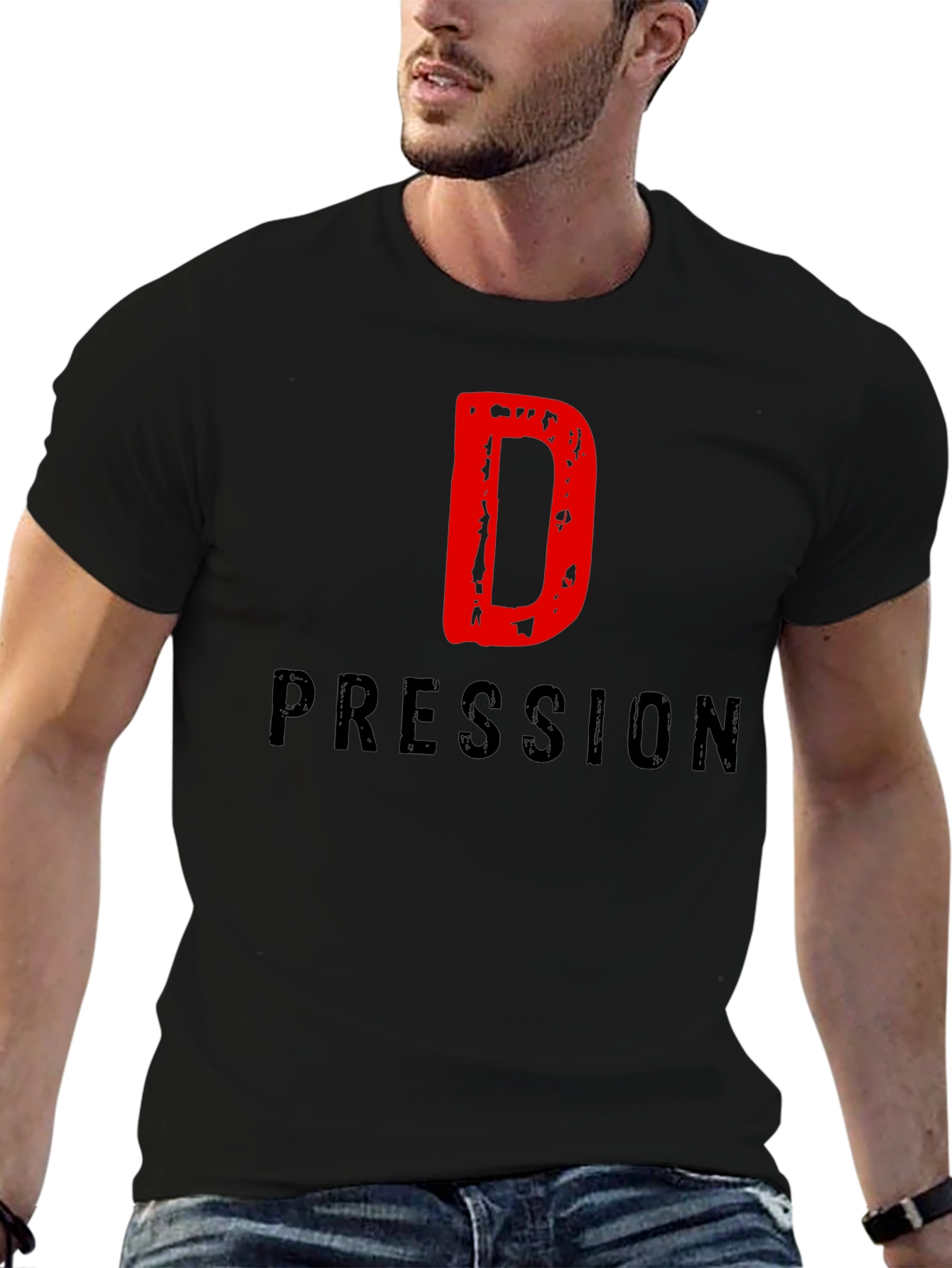 D-Pression Graphic T-Shirt - Cool & Casual Wear