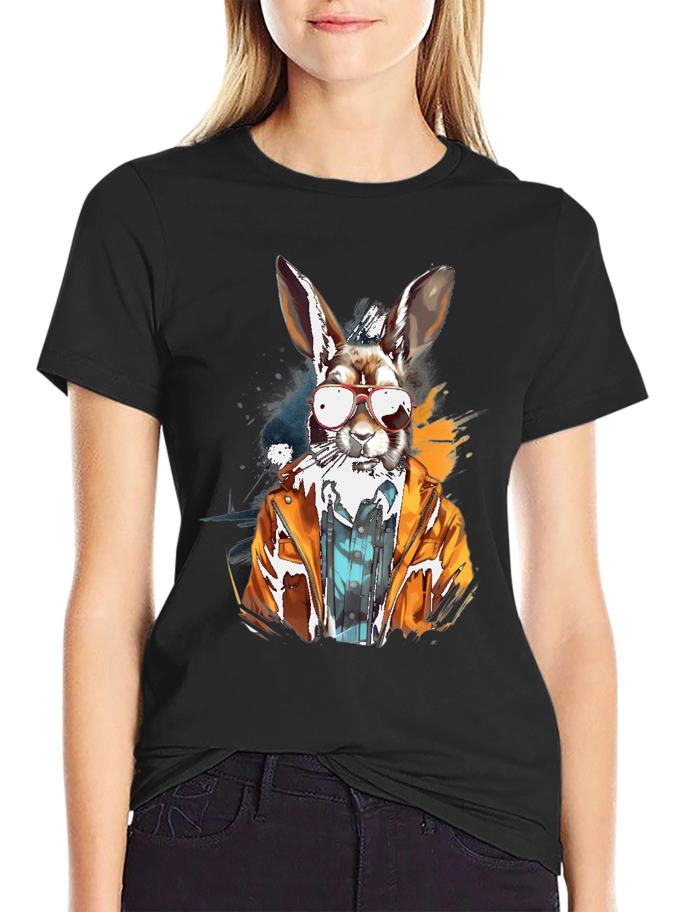 Cool Rabbit Graphic Tee