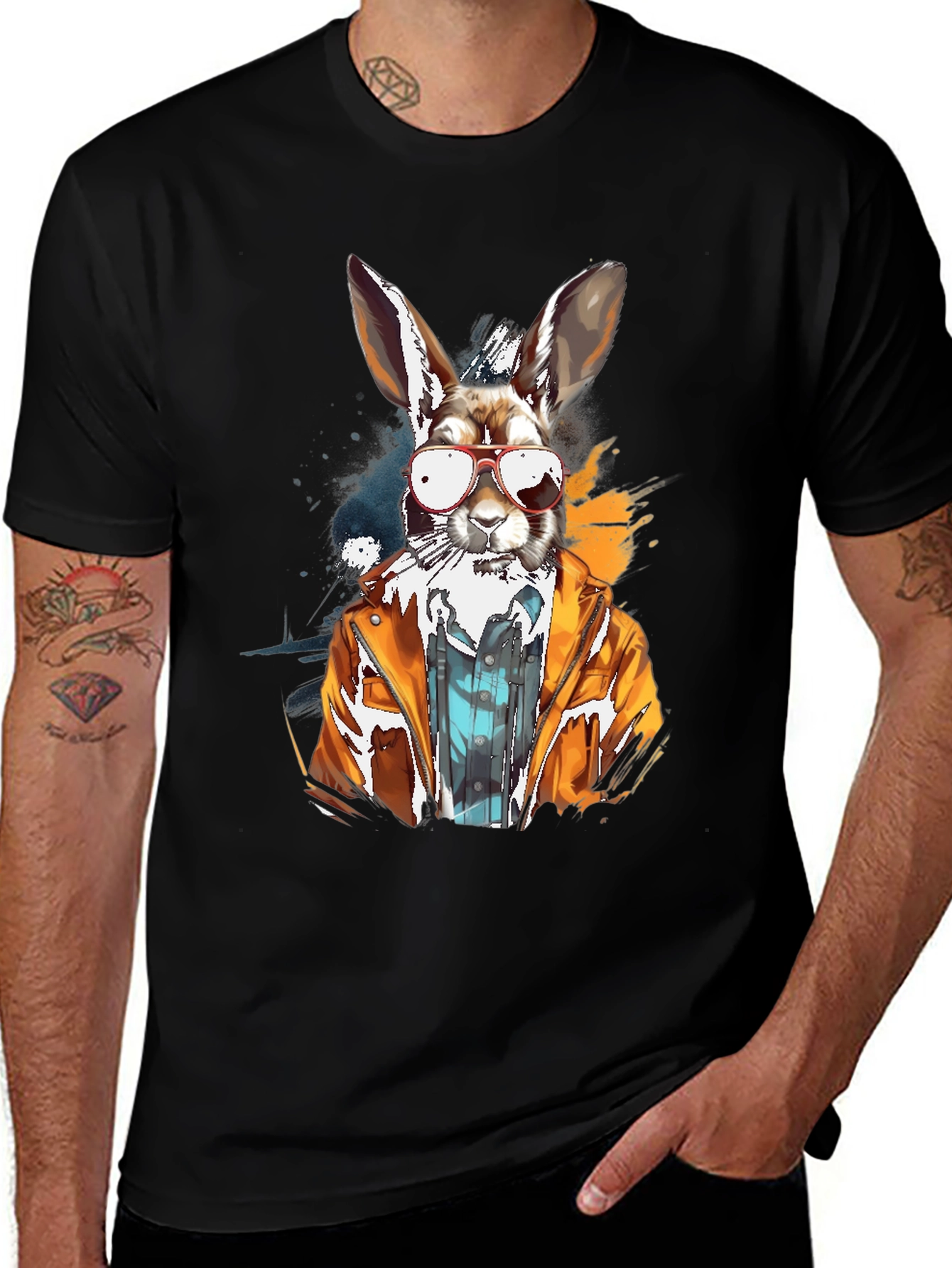 Cool Rabbit Graphic Tee