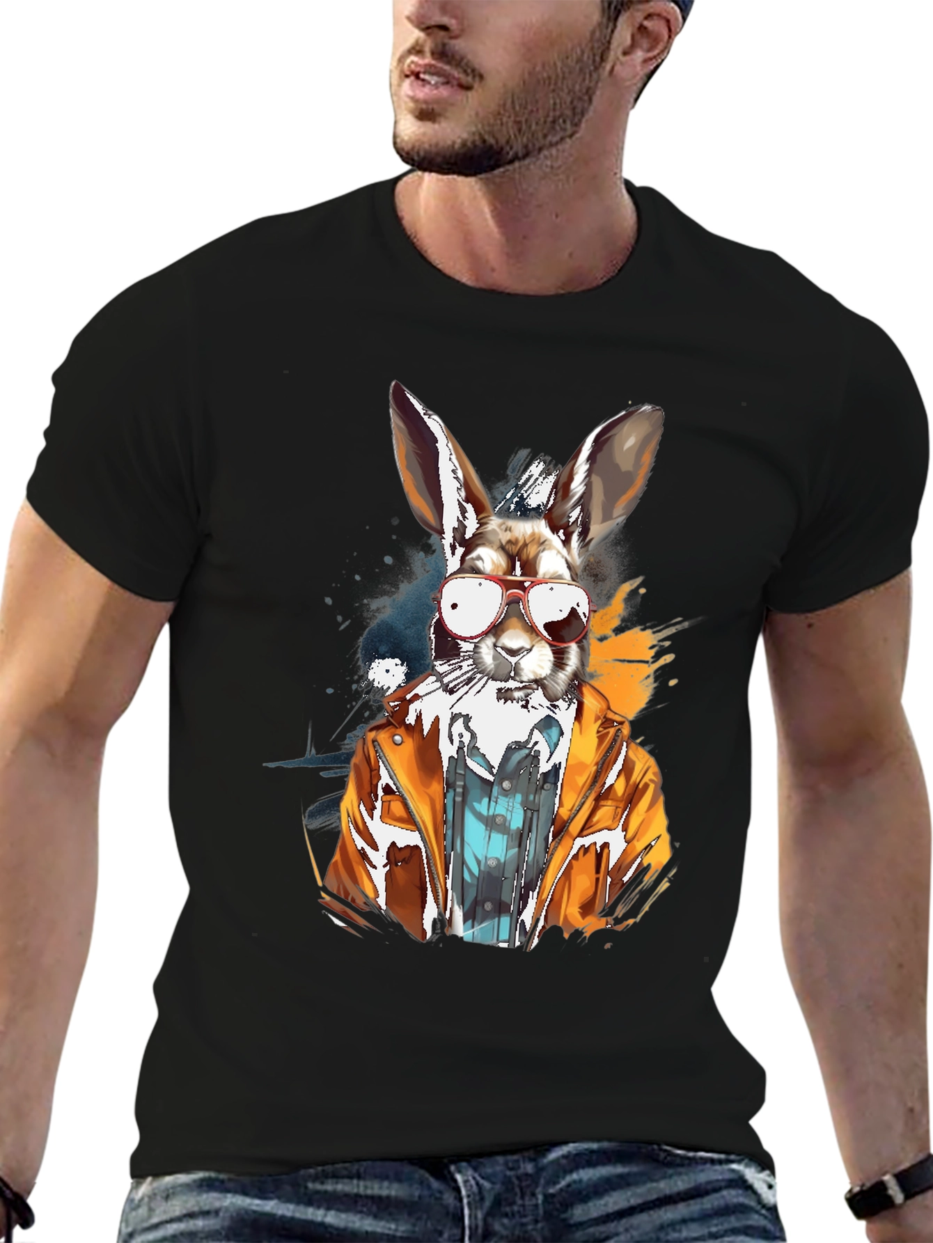 Cool Rabbit Graphic Tee