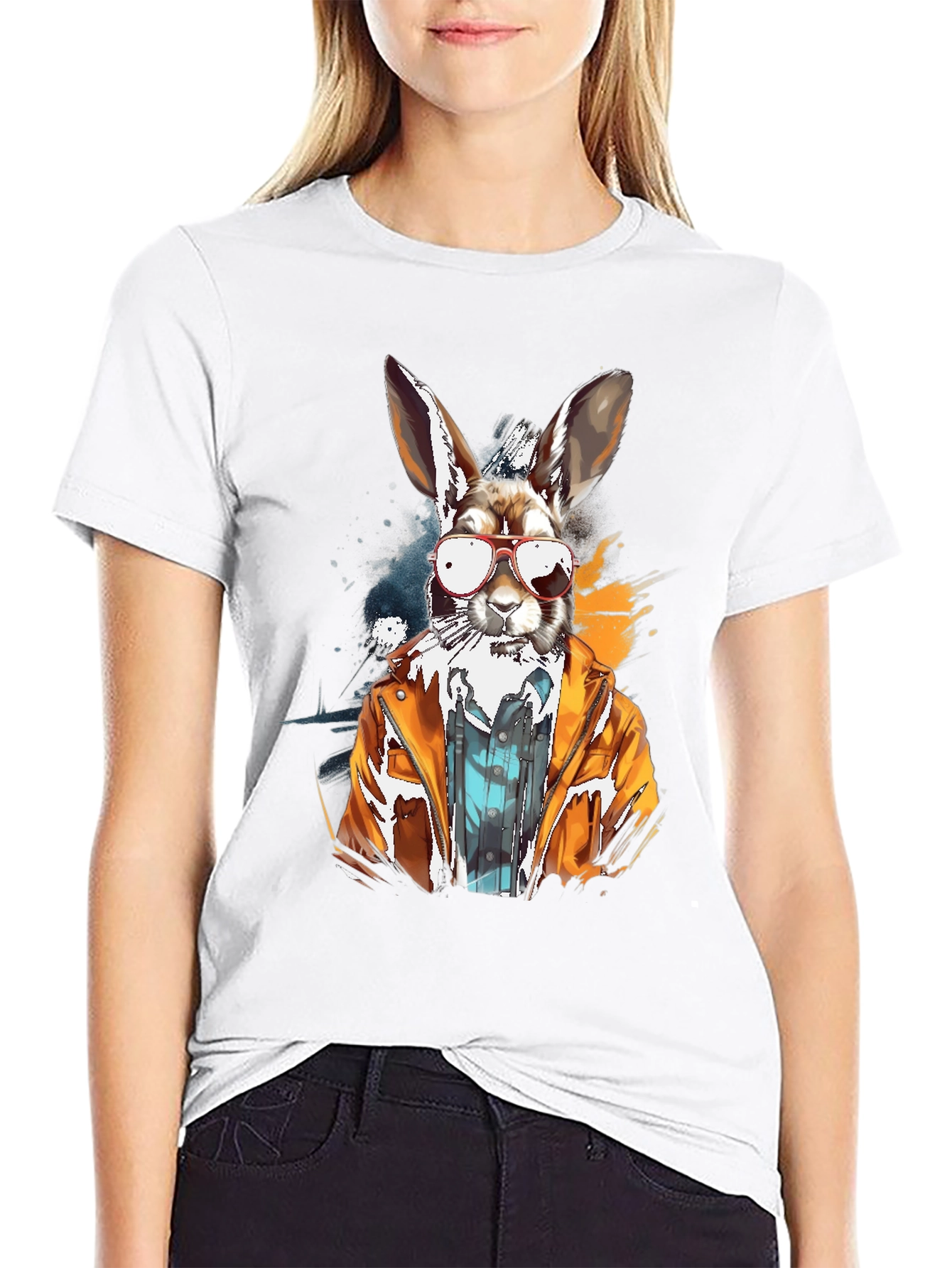 Cool Rabbit Graphic Tee