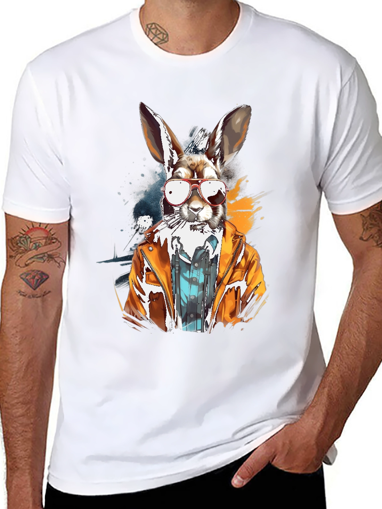 Cool Rabbit Graphic Tee