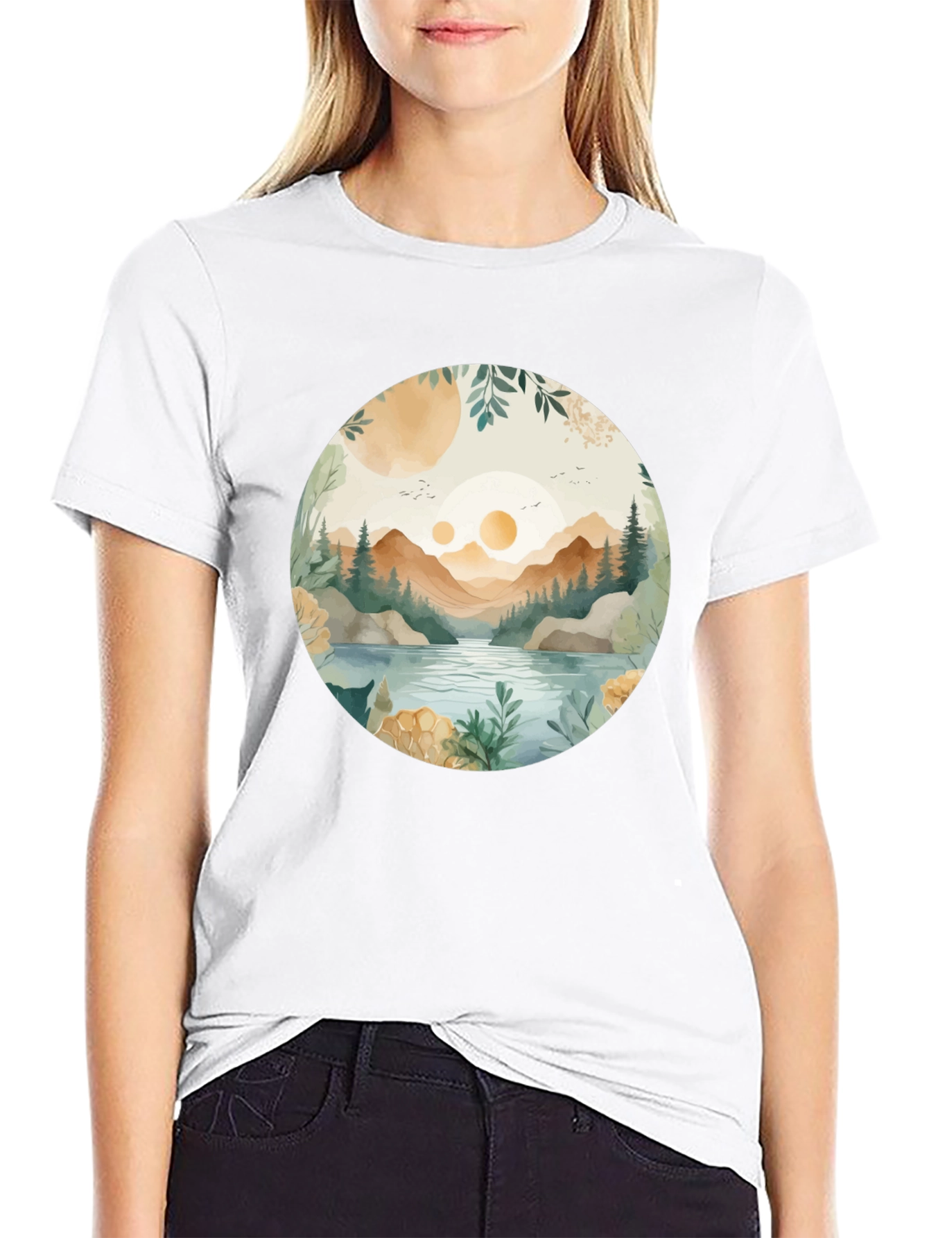 Nature Vista Graphic Tee - Casual Comfort