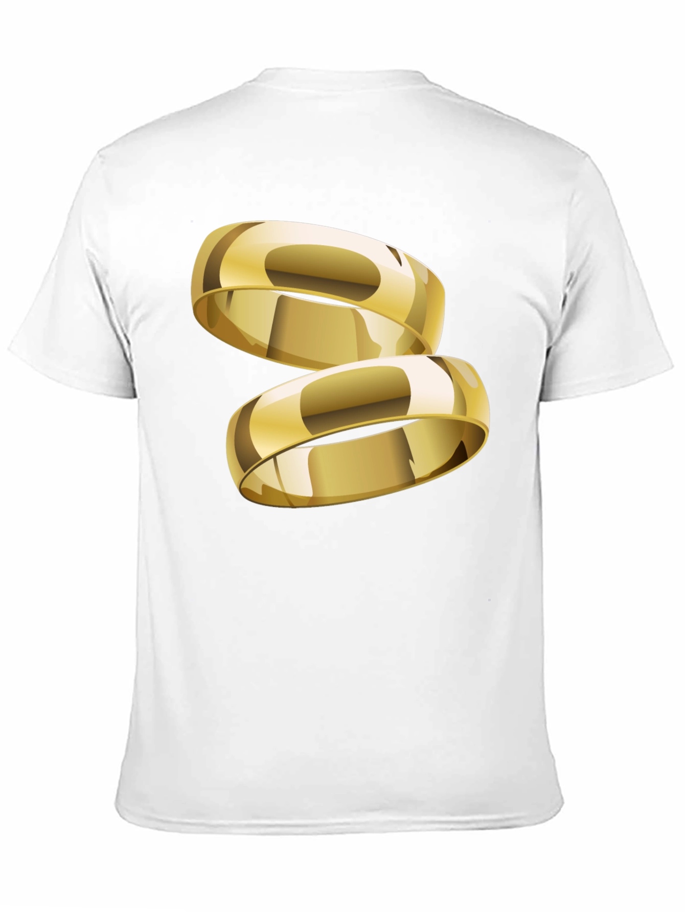 Gold Ring Graphic T-Shirt - Stylish & Modern
