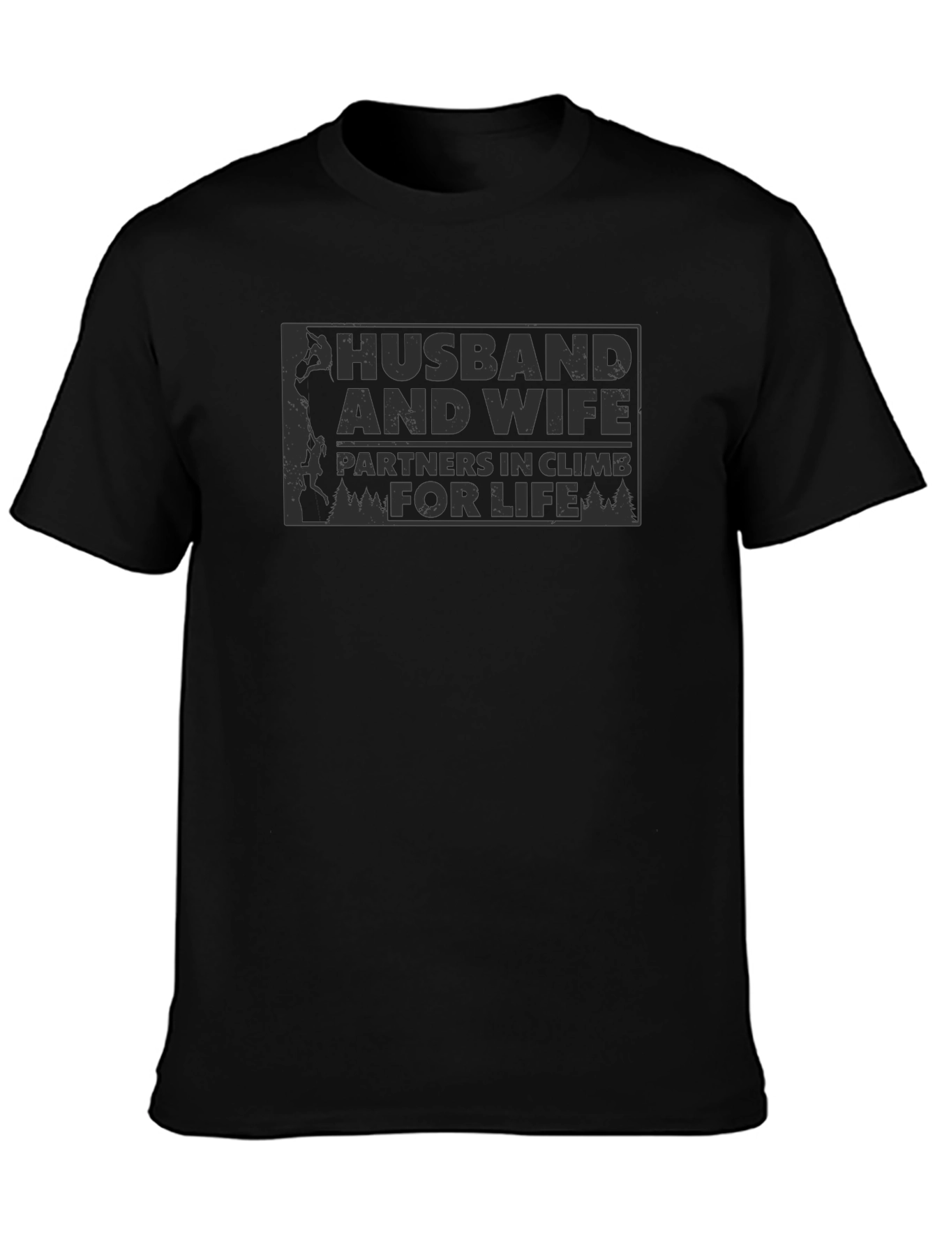 Husband and Wife Climbing Partners T-Shirt