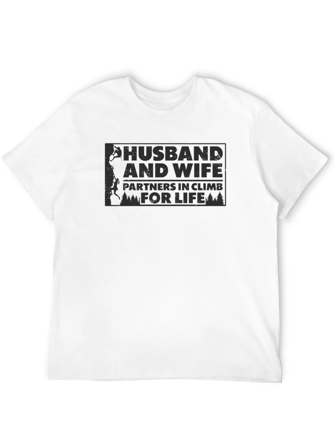 Husband and Wife Climbing Partners T-Shirt