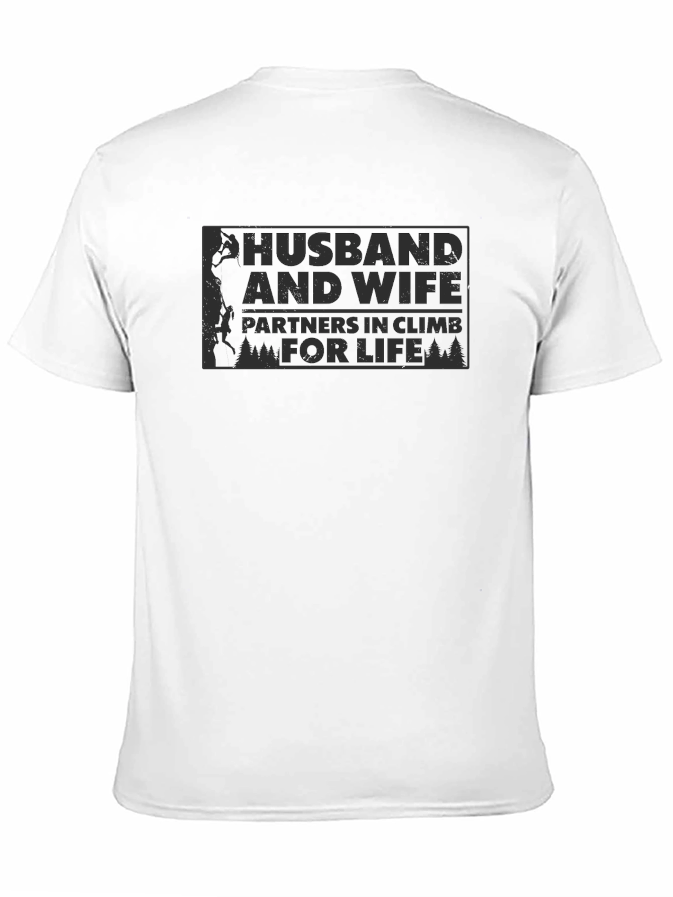Husband and Wife Climbing Partners T-Shirt