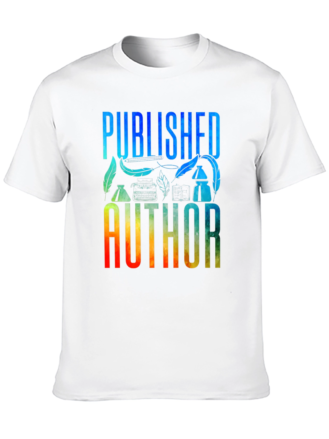 Published Author Graphic T-Shirt - Black