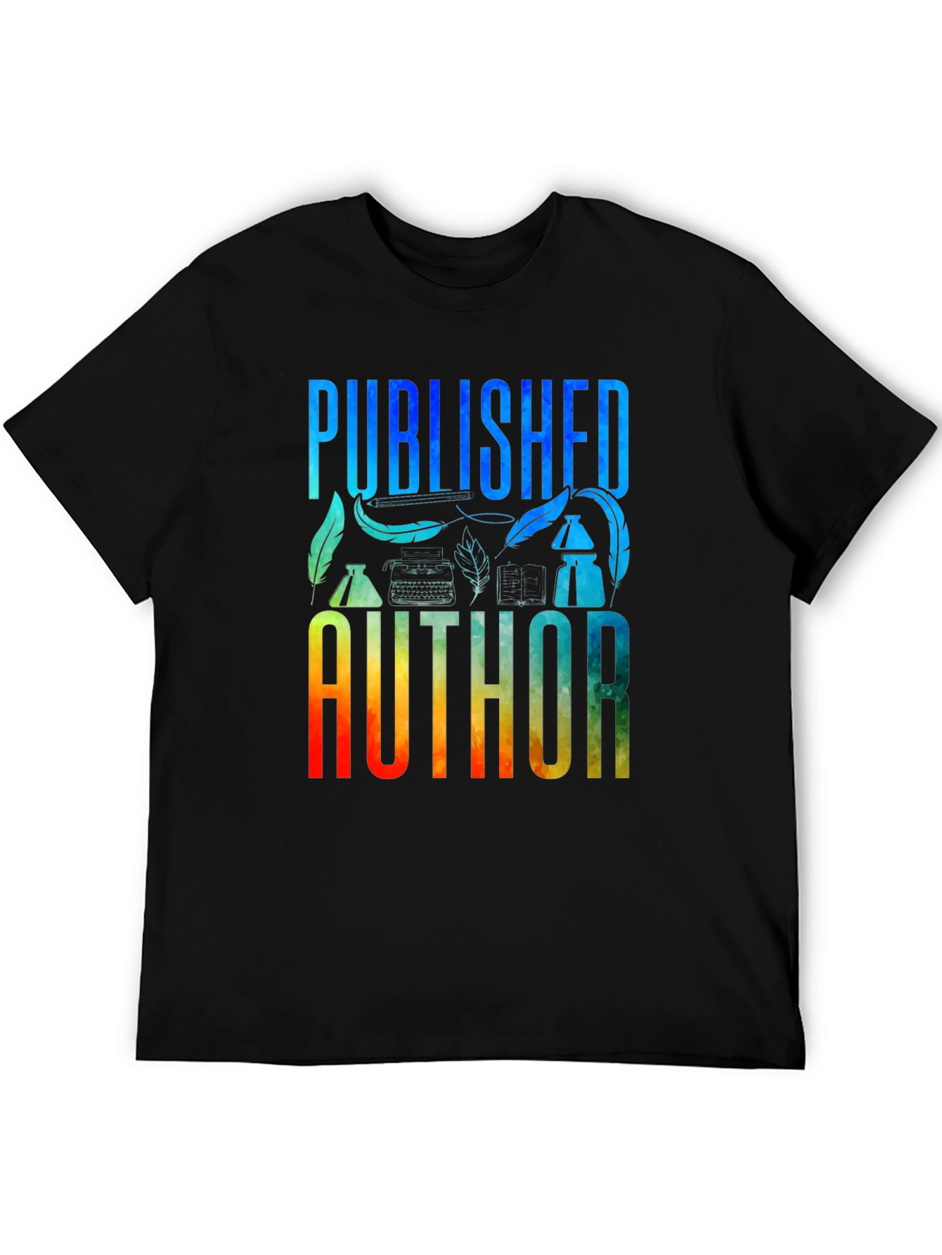 Published Author Graphic T-Shirt - Black