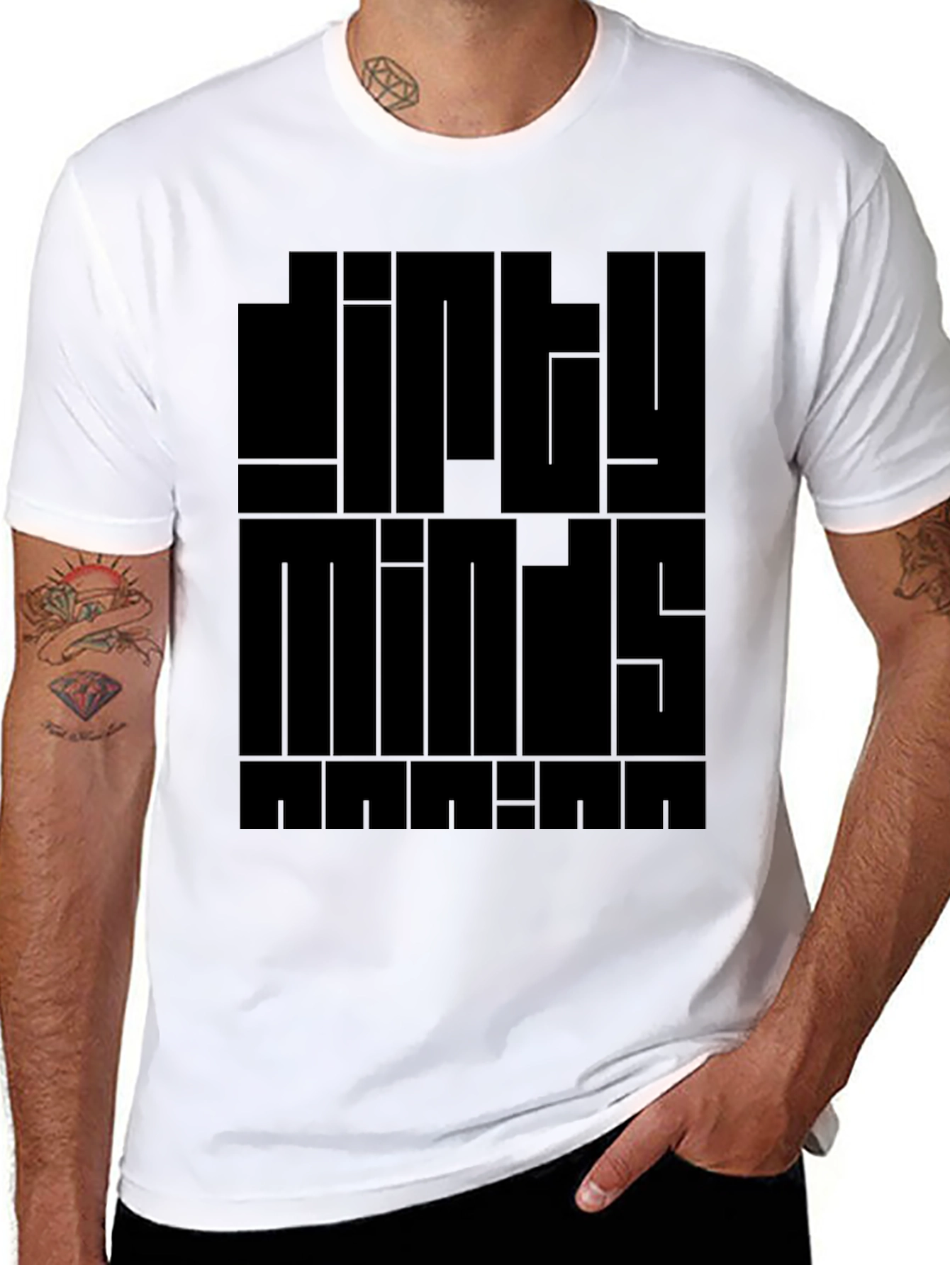 Dirty Minds Rainbow T-Shirt - Novelty Graphic Tee