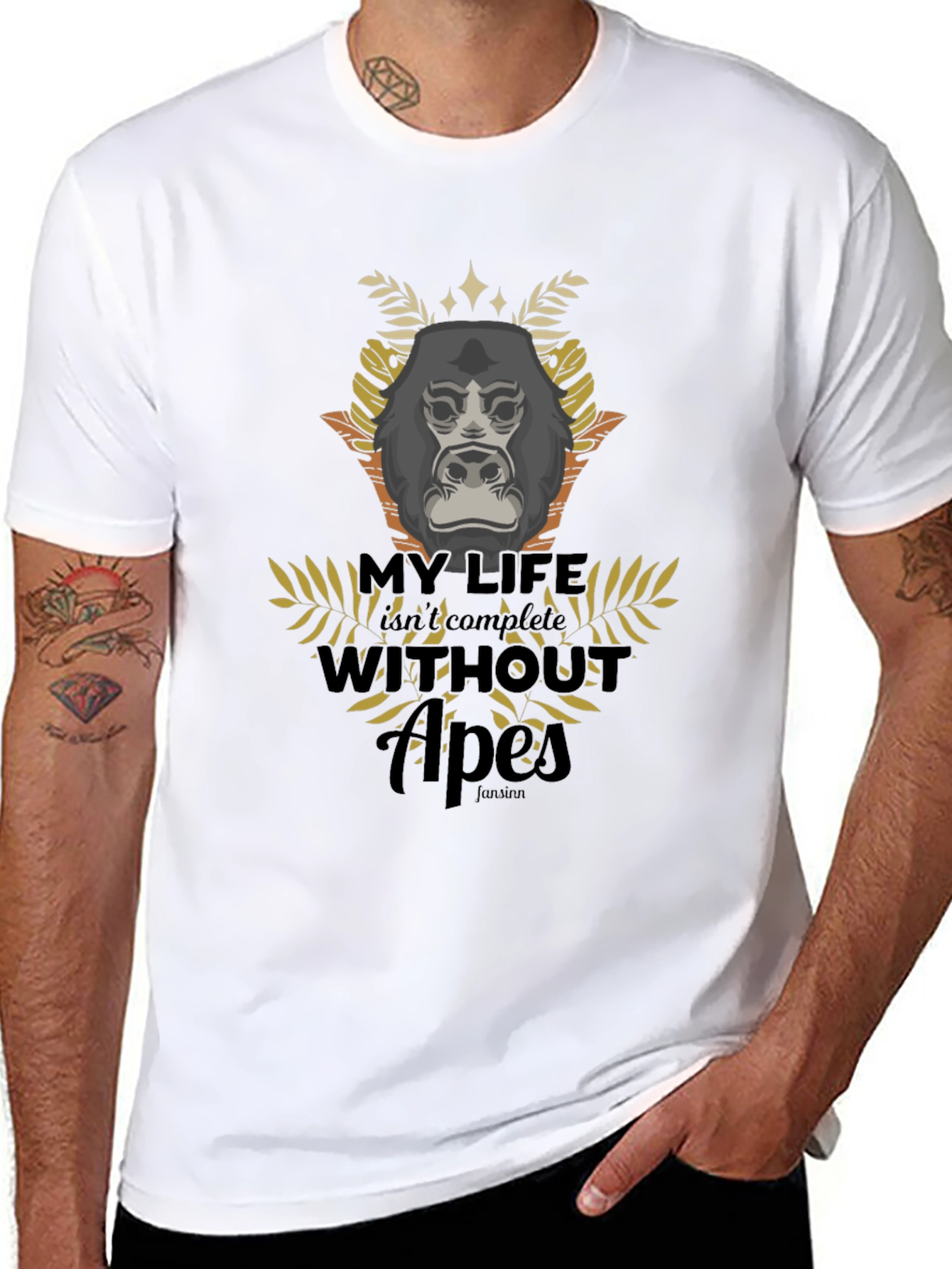Apes Graphic Tee - My Life Without Apes