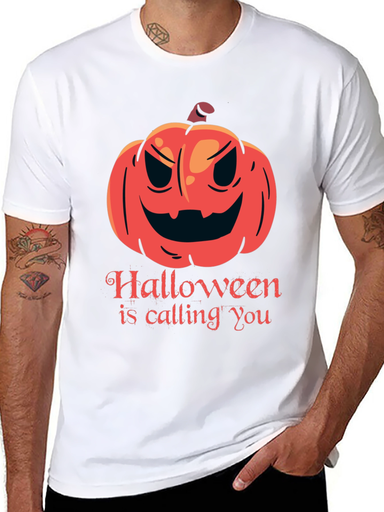 Halloween Pumpkin T-Shirt - Spooky Season Tee