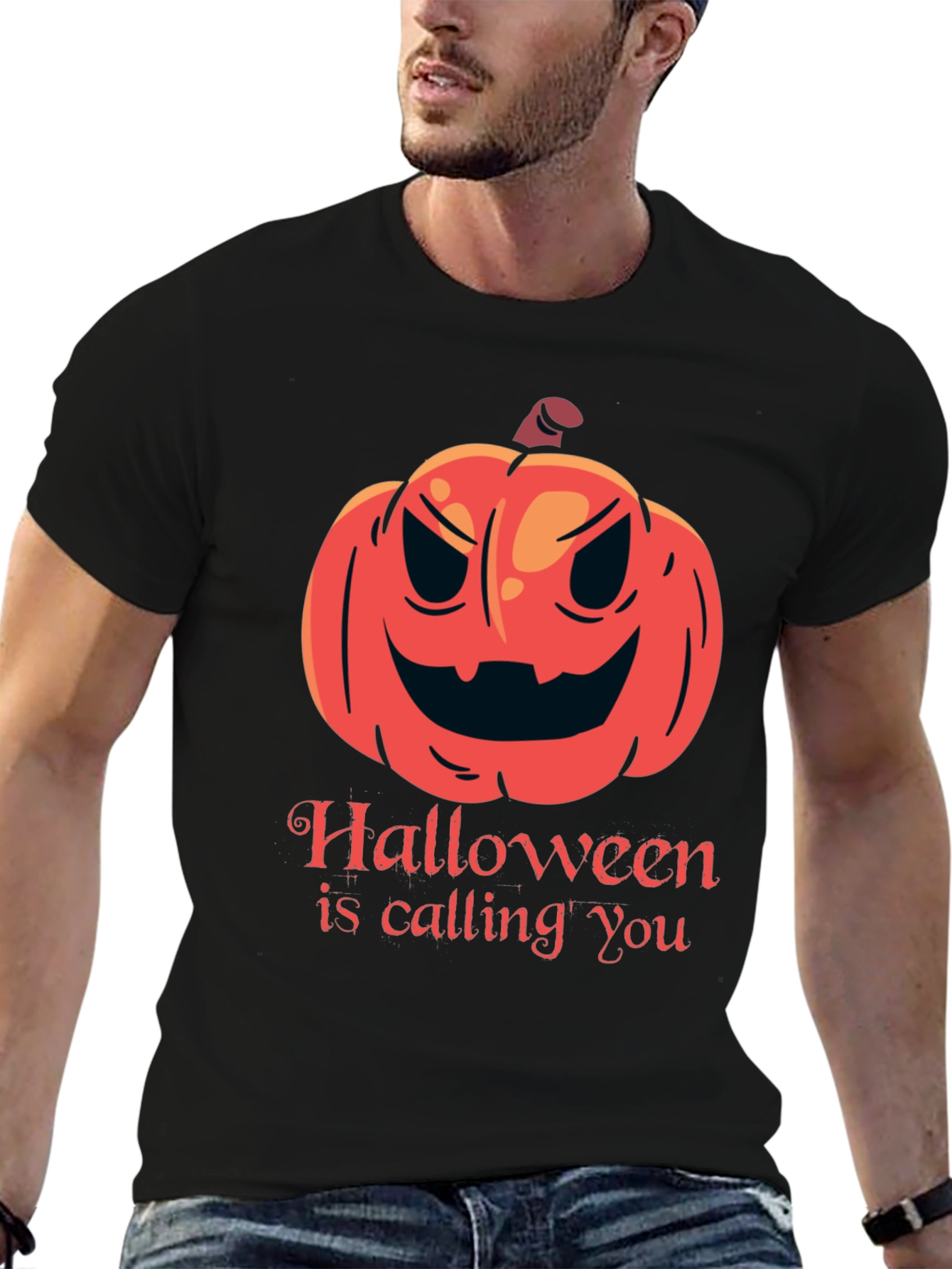 Halloween Pumpkin T-Shirt - Spooky Season Tee