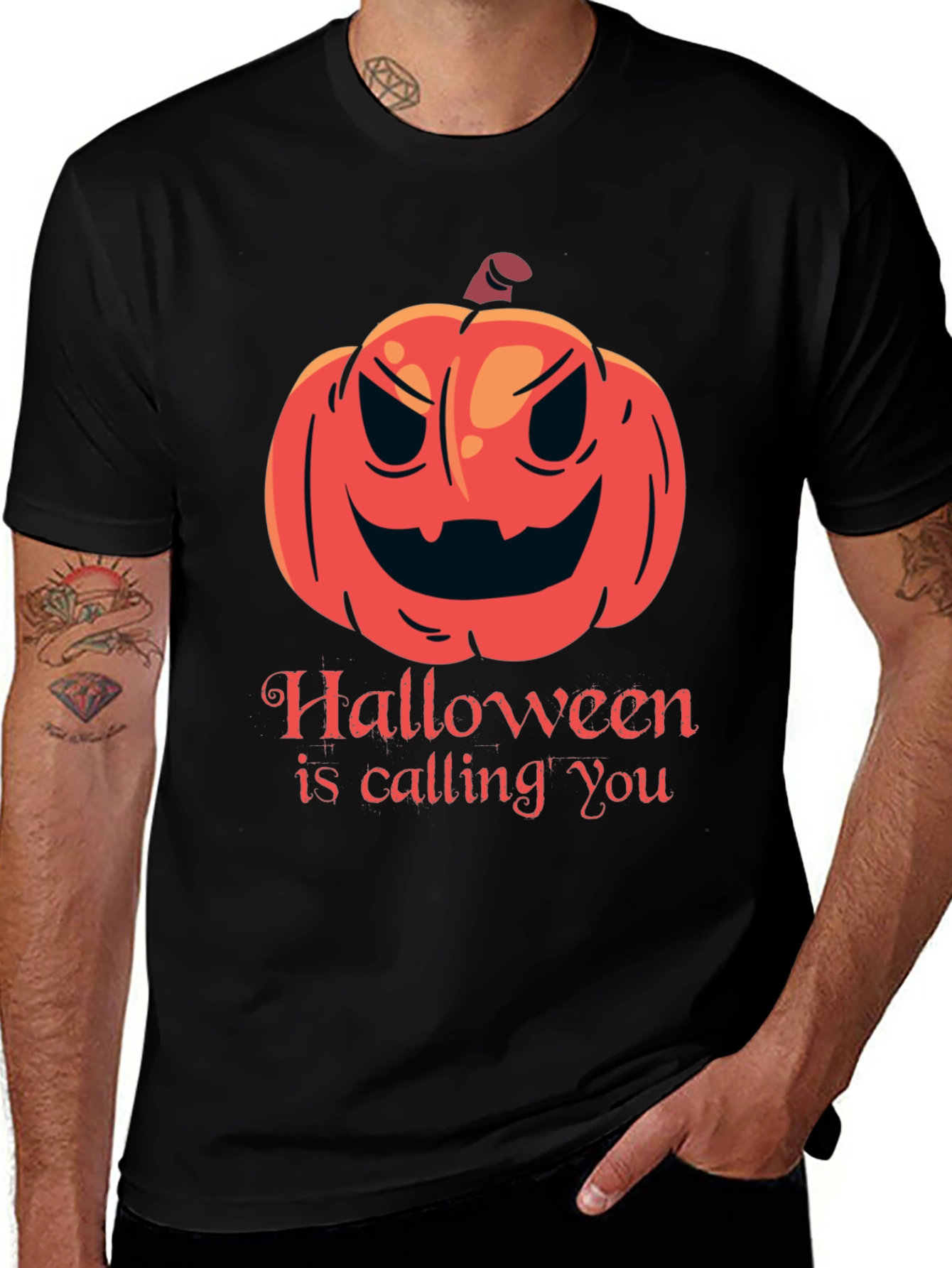 Halloween Pumpkin T-Shirt - Spooky Season Tee