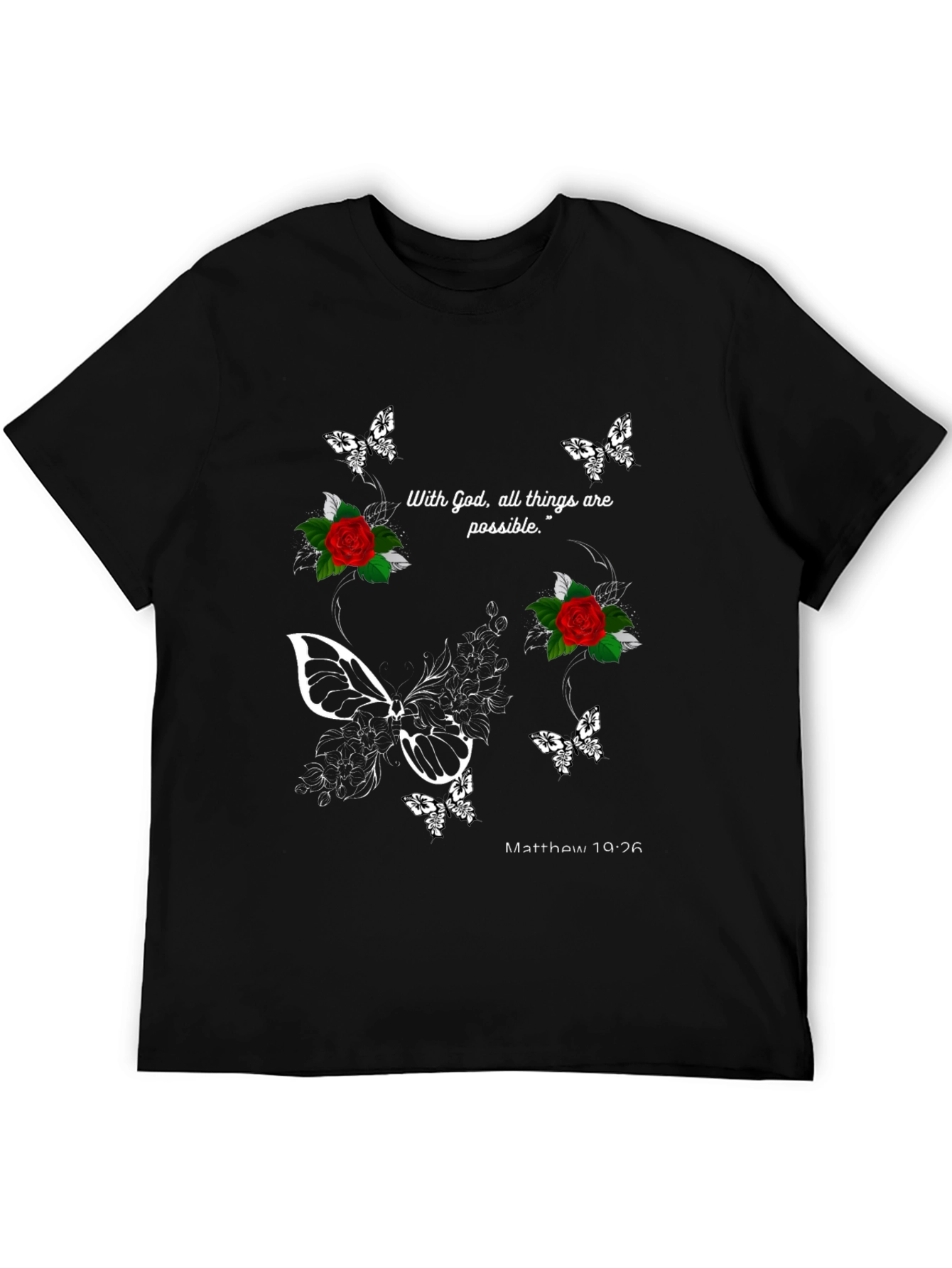 Faith Inspired Black T-Shirt