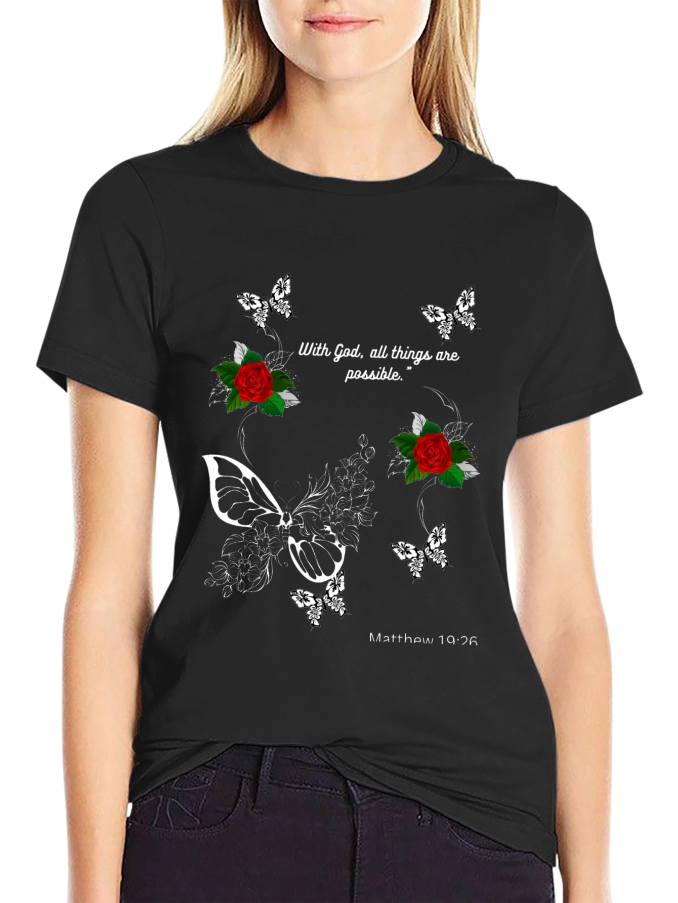 Faith Inspired Black T-Shirt