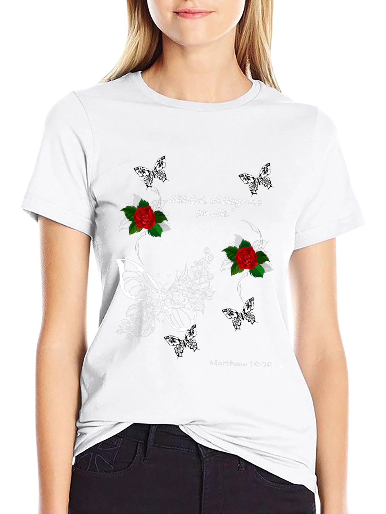Faith Inspired Black T-Shirt