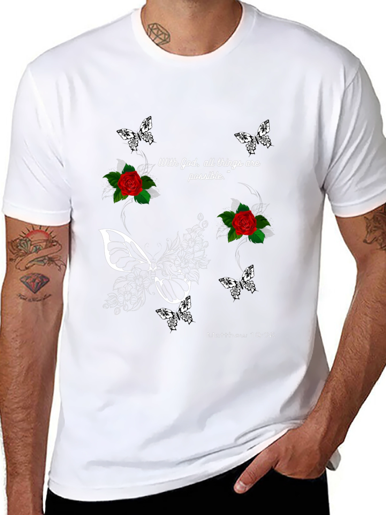 Faith Inspired Black T-Shirt