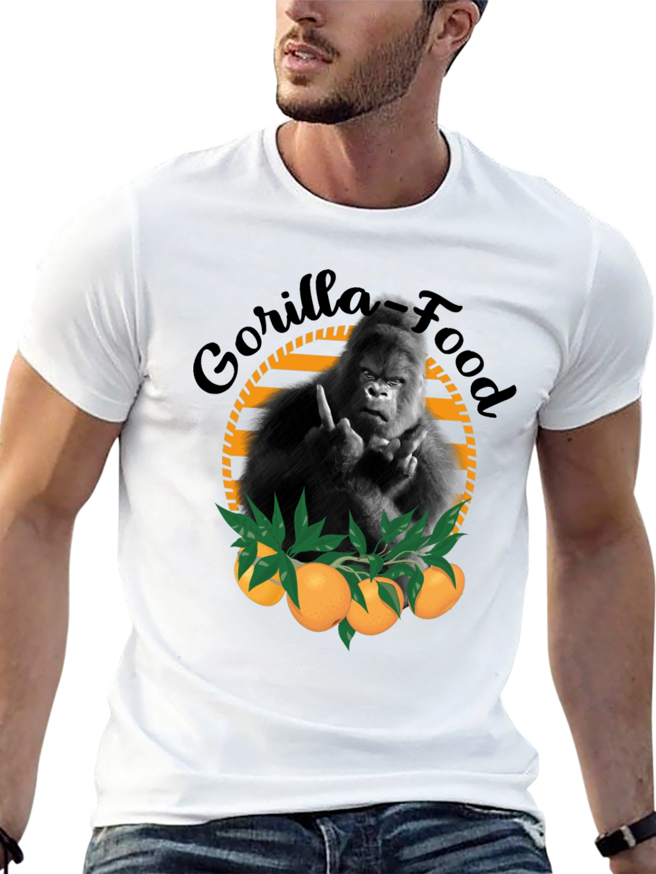 Gorilla Food Graphic T-Shirt