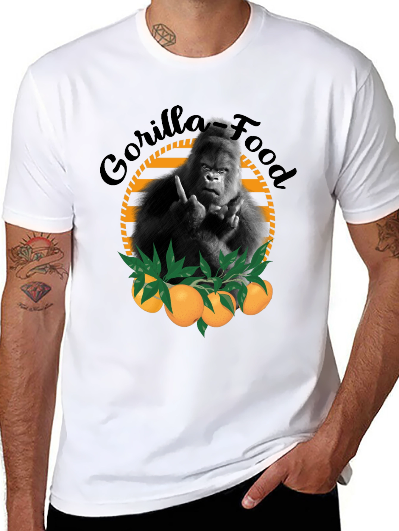 Gorilla Food Graphic T-Shirt