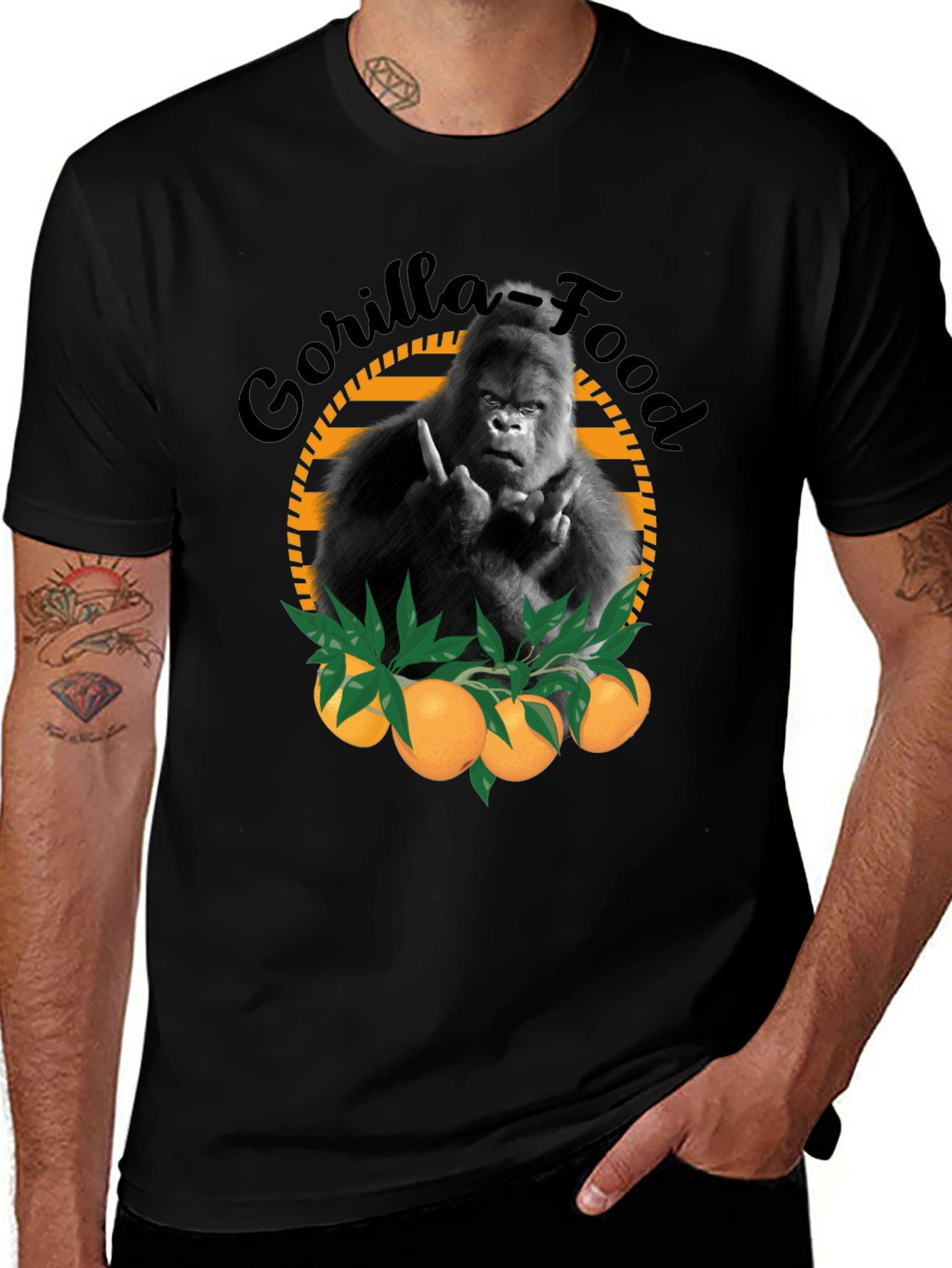 Gorilla Food Graphic T-Shirt