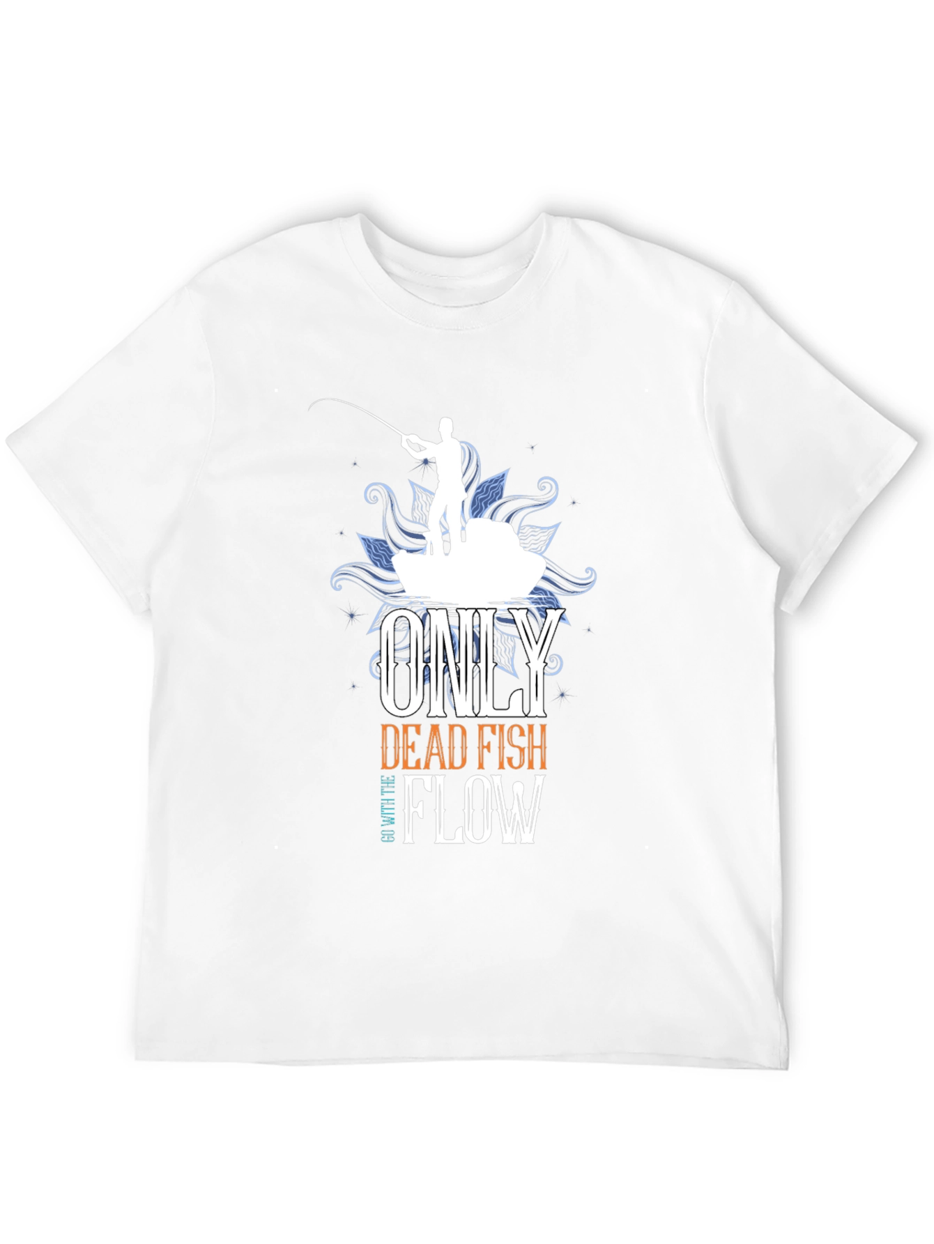 Dead Fish Flow T-Shirt - Black Cotton Tee
