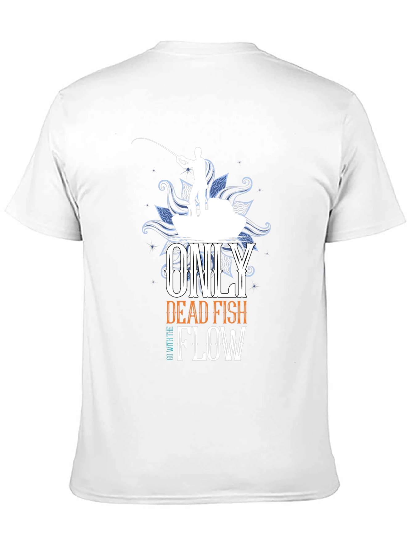 Dead Fish Flow T-Shirt - Black Cotton Tee