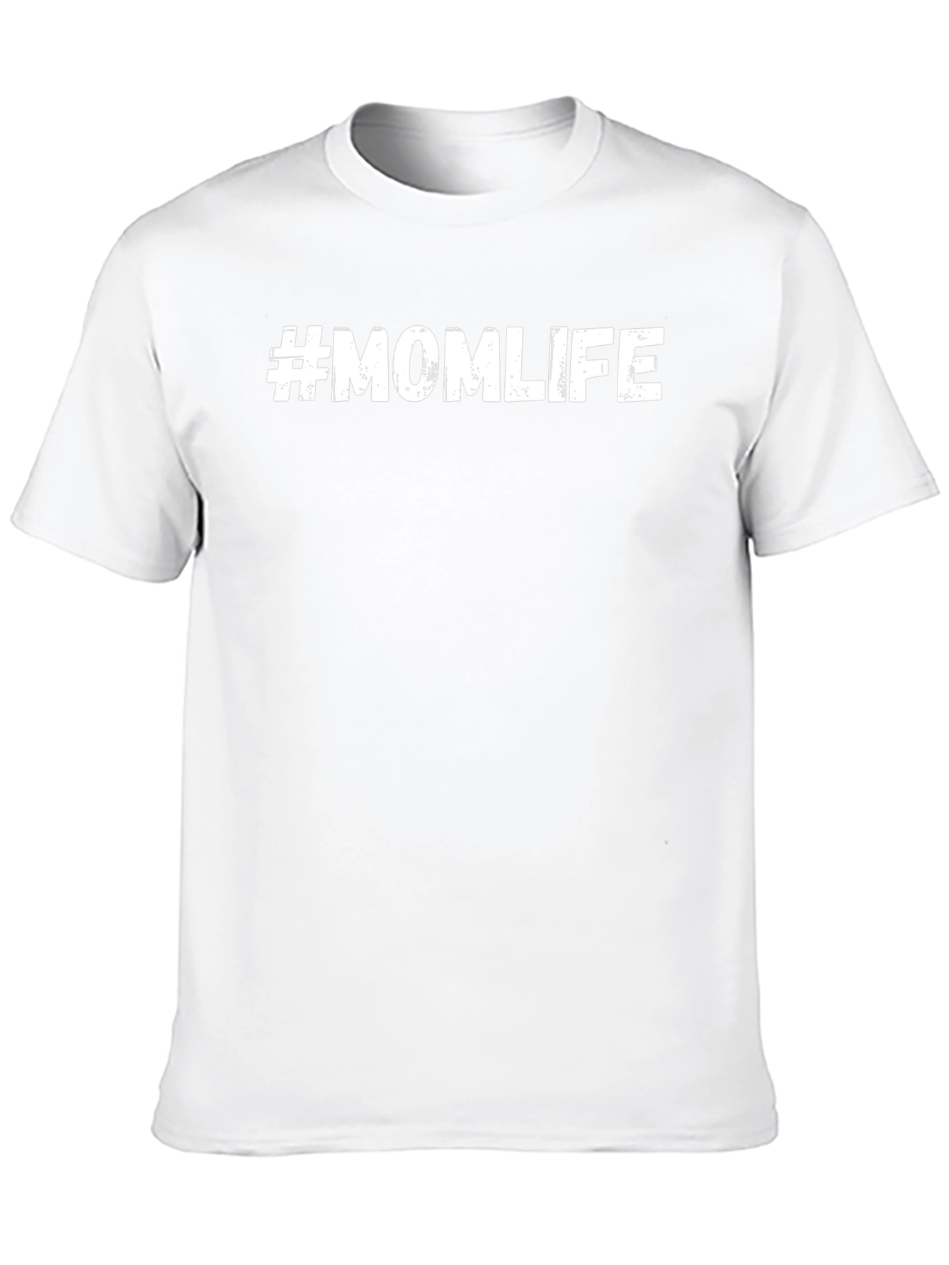 #Momlife Black Graphic Tee - Stylish Comfort