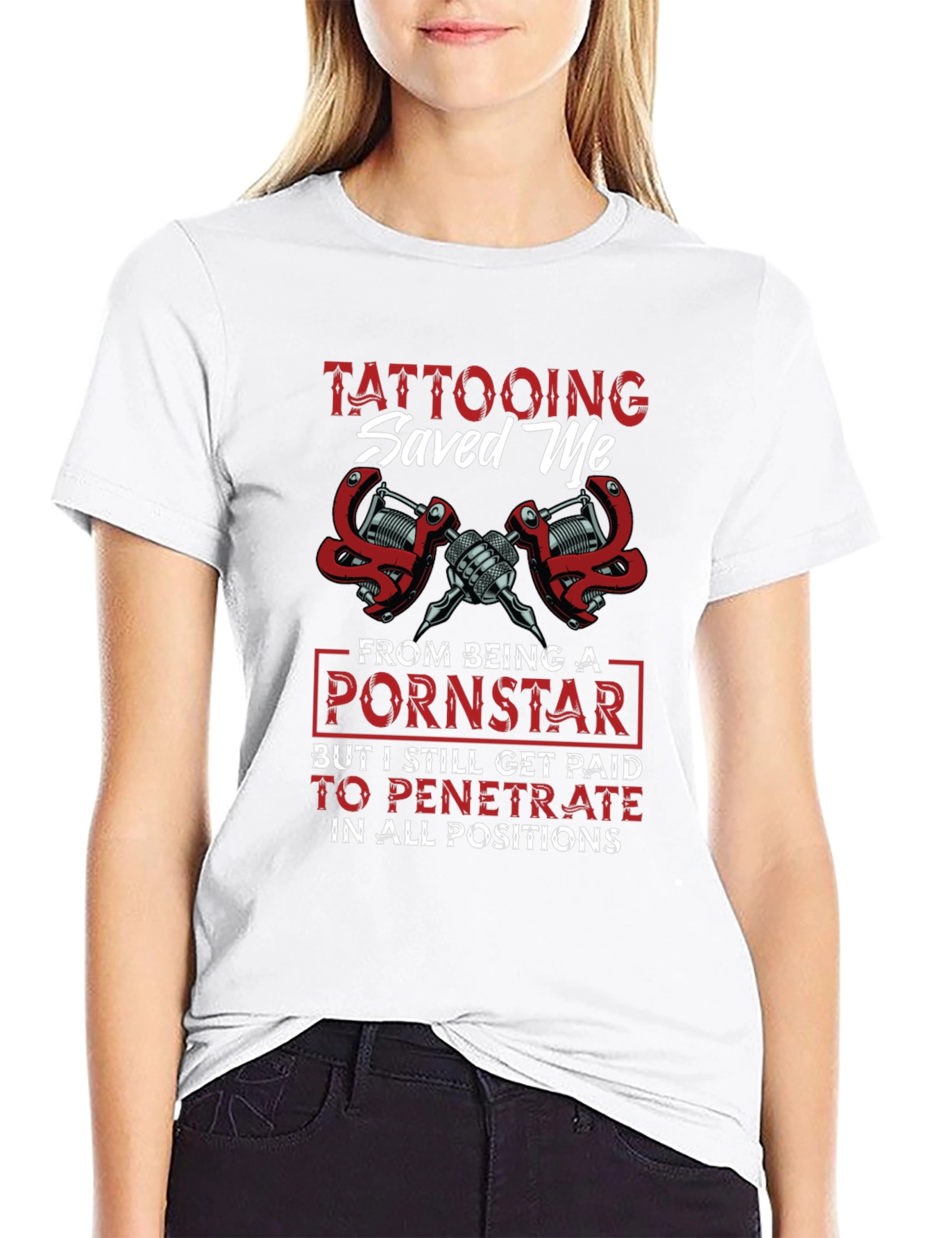 Tattooing Saved Me Graphic Tee