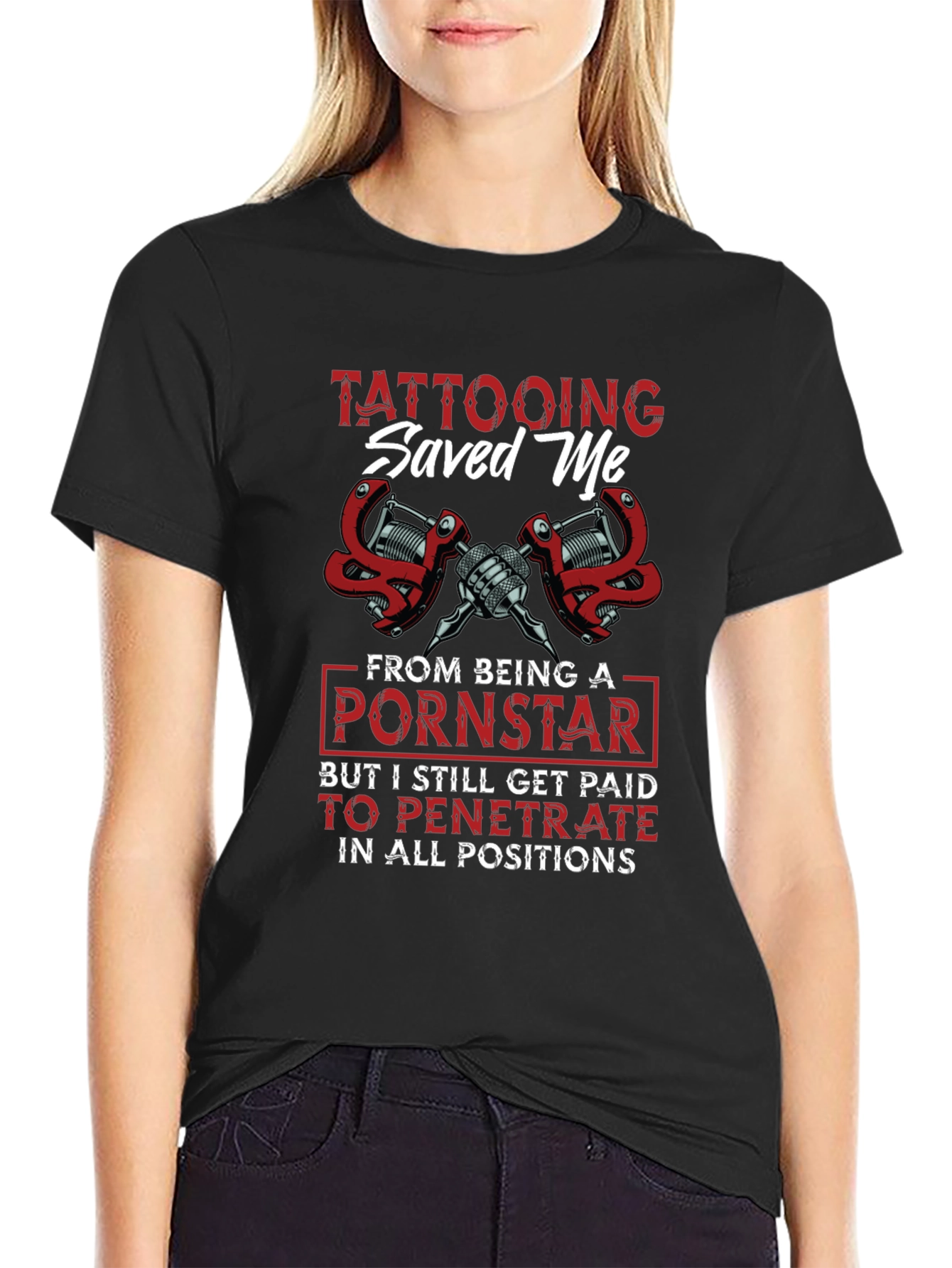 Tattooing Saved Me Graphic Tee