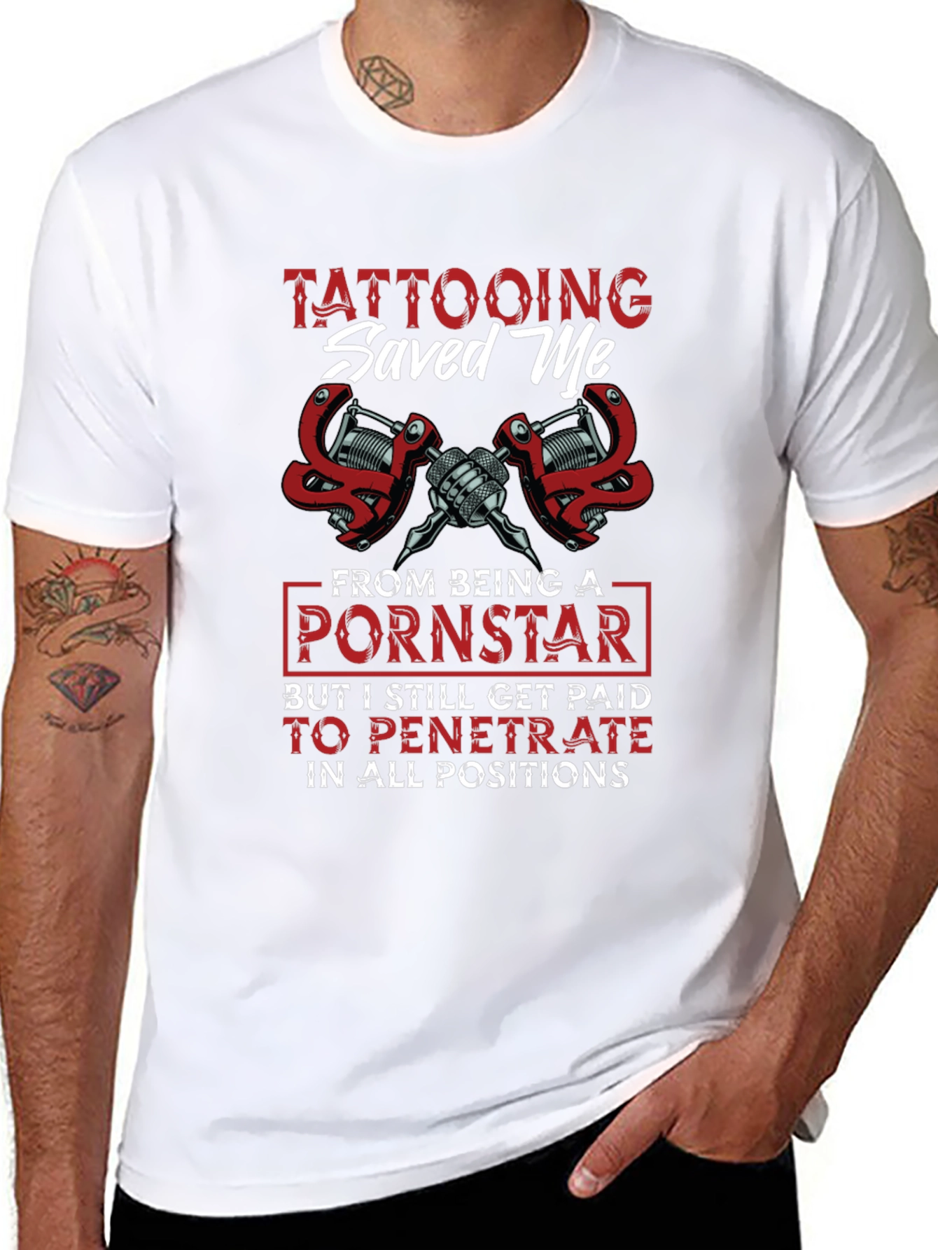 Tattooing Saved Me Graphic Tee