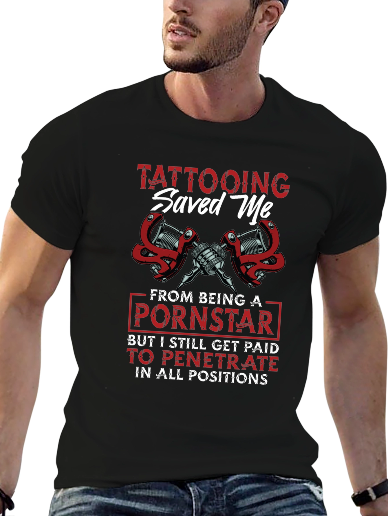 Tattooing Saved Me Graphic Tee